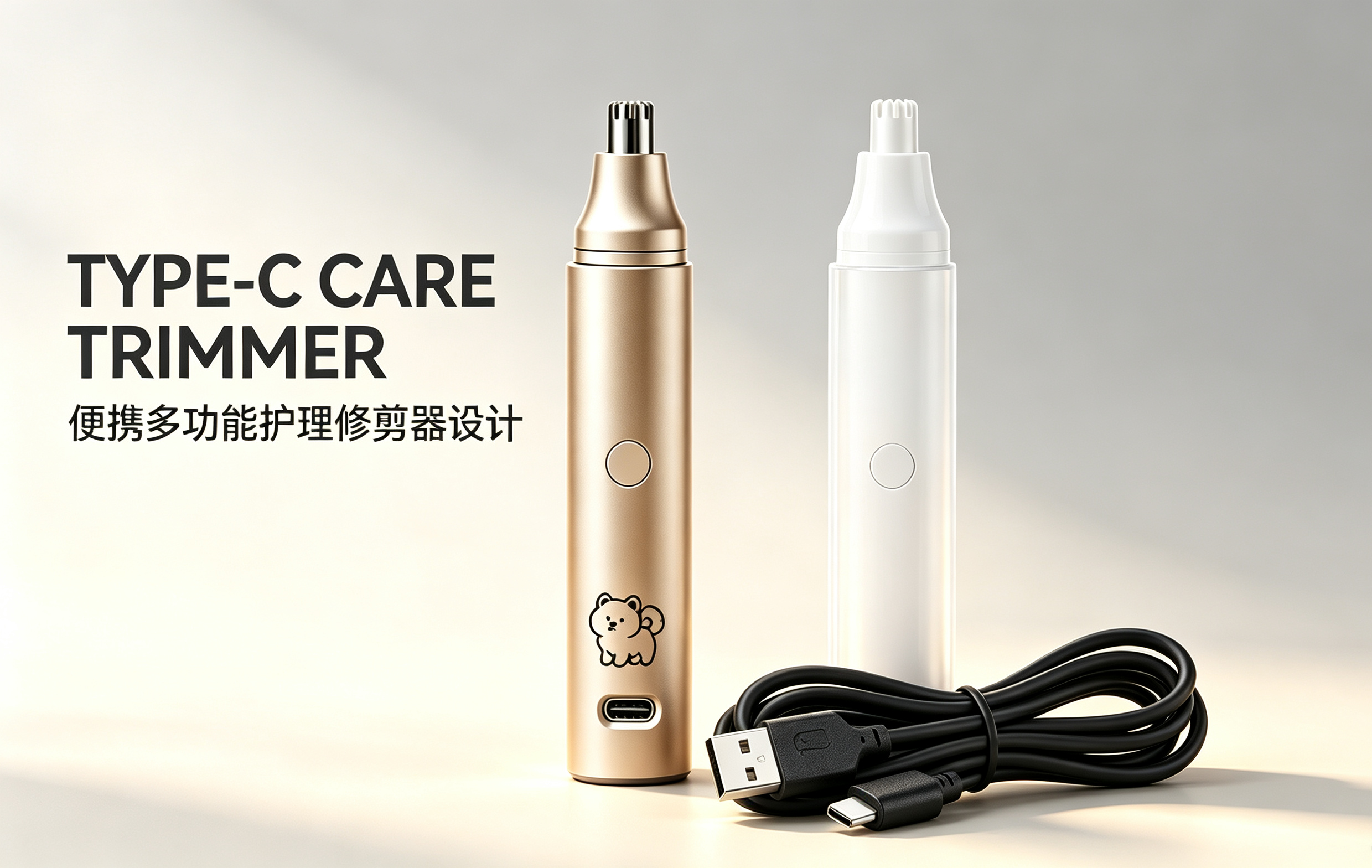 industrial design，Personal care products，Nose hair trimmer，Portable small appliances，Men's care，