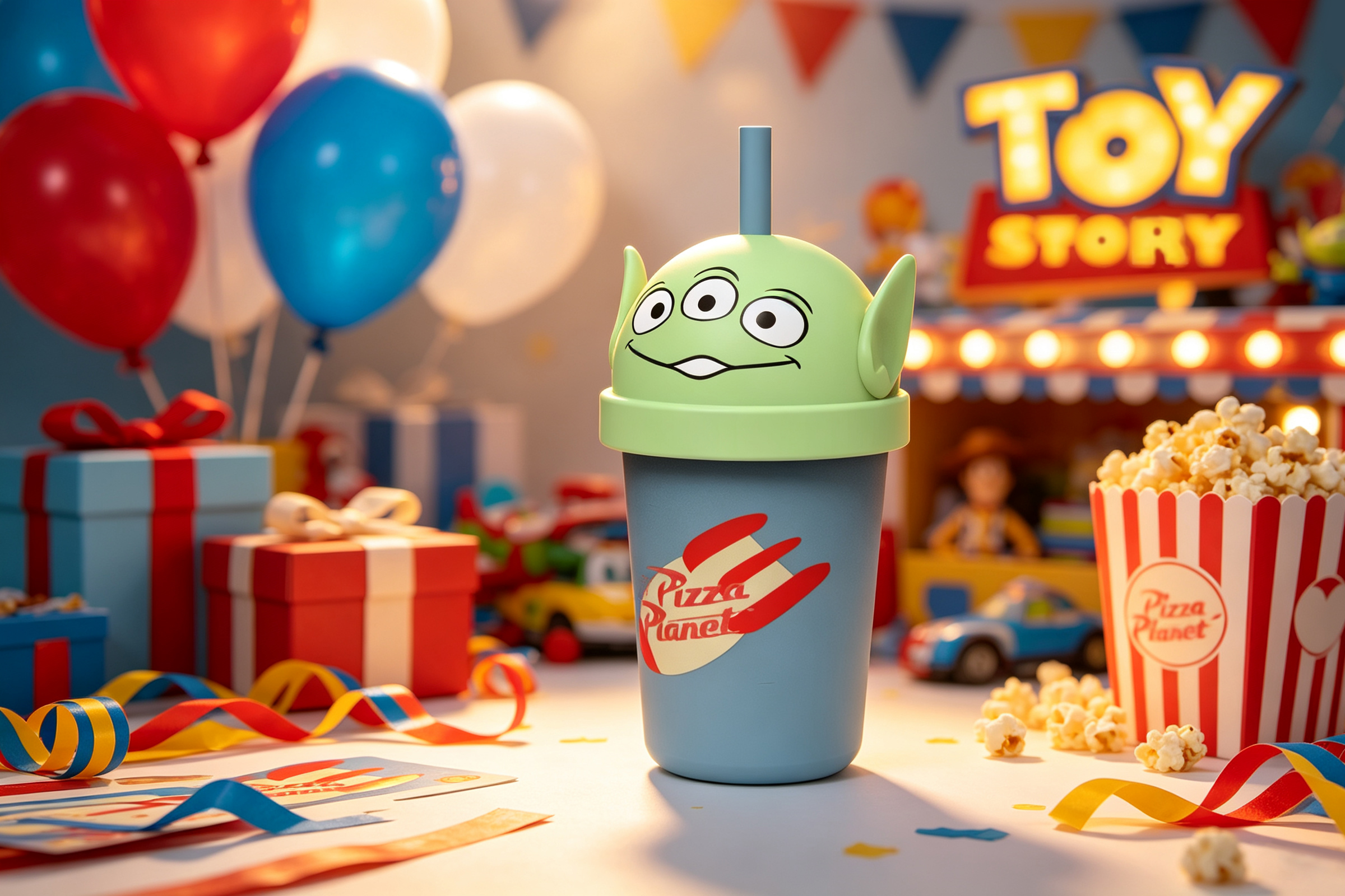 disney，Toy Story，Alien，Three-eyed Boy，Silicone Children's Suction Cup，zarahome，