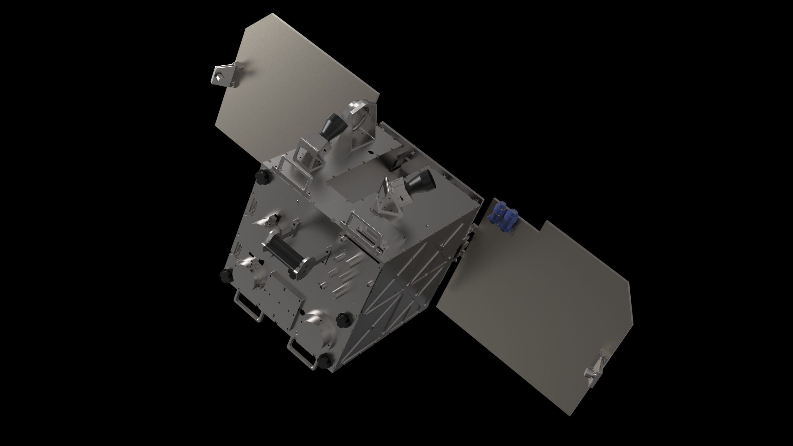 satellite，Close range，