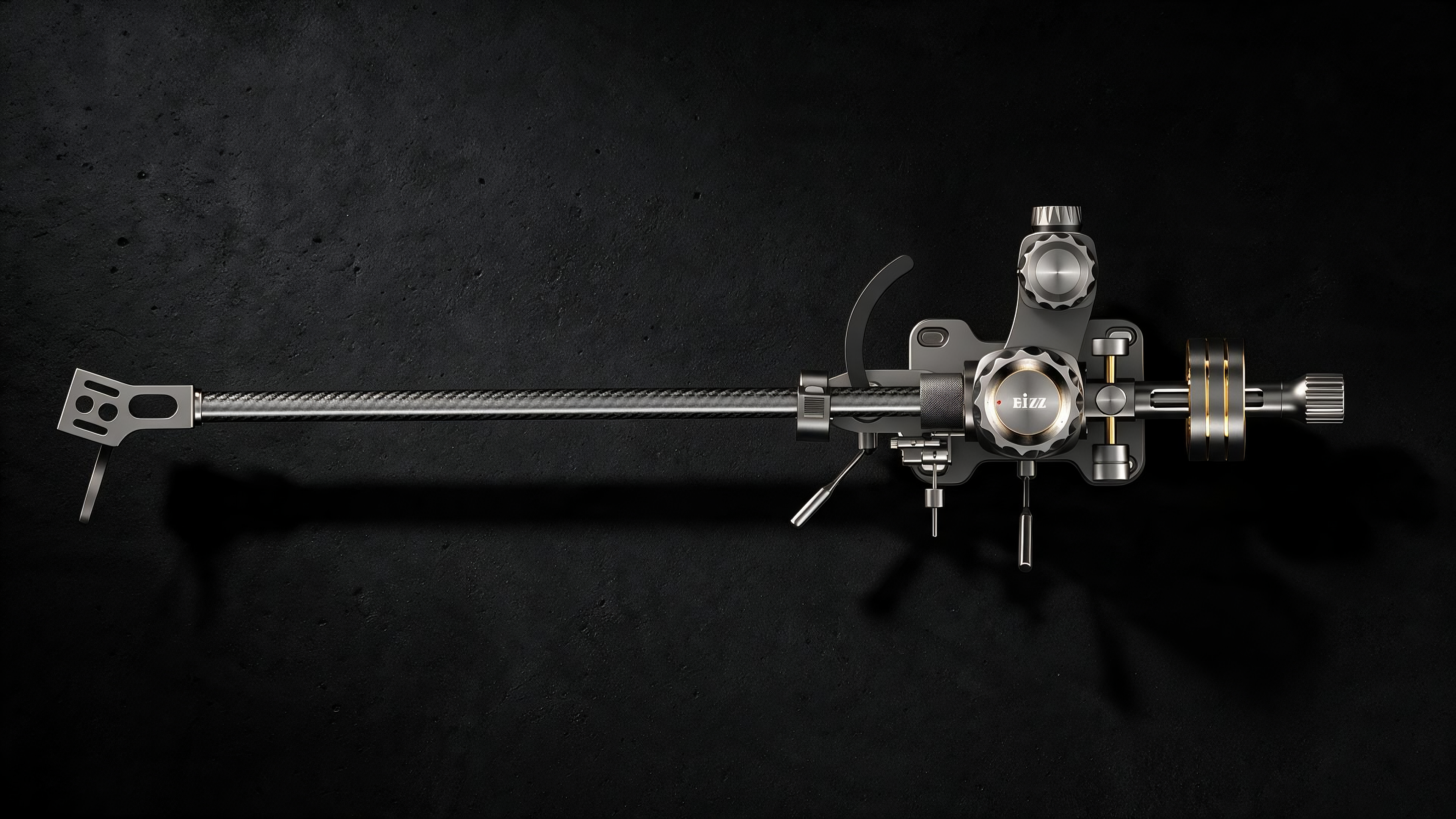 Vinyl record player，Tonearm，Gem Singing Arm，Single Point Gem Straight Arm，