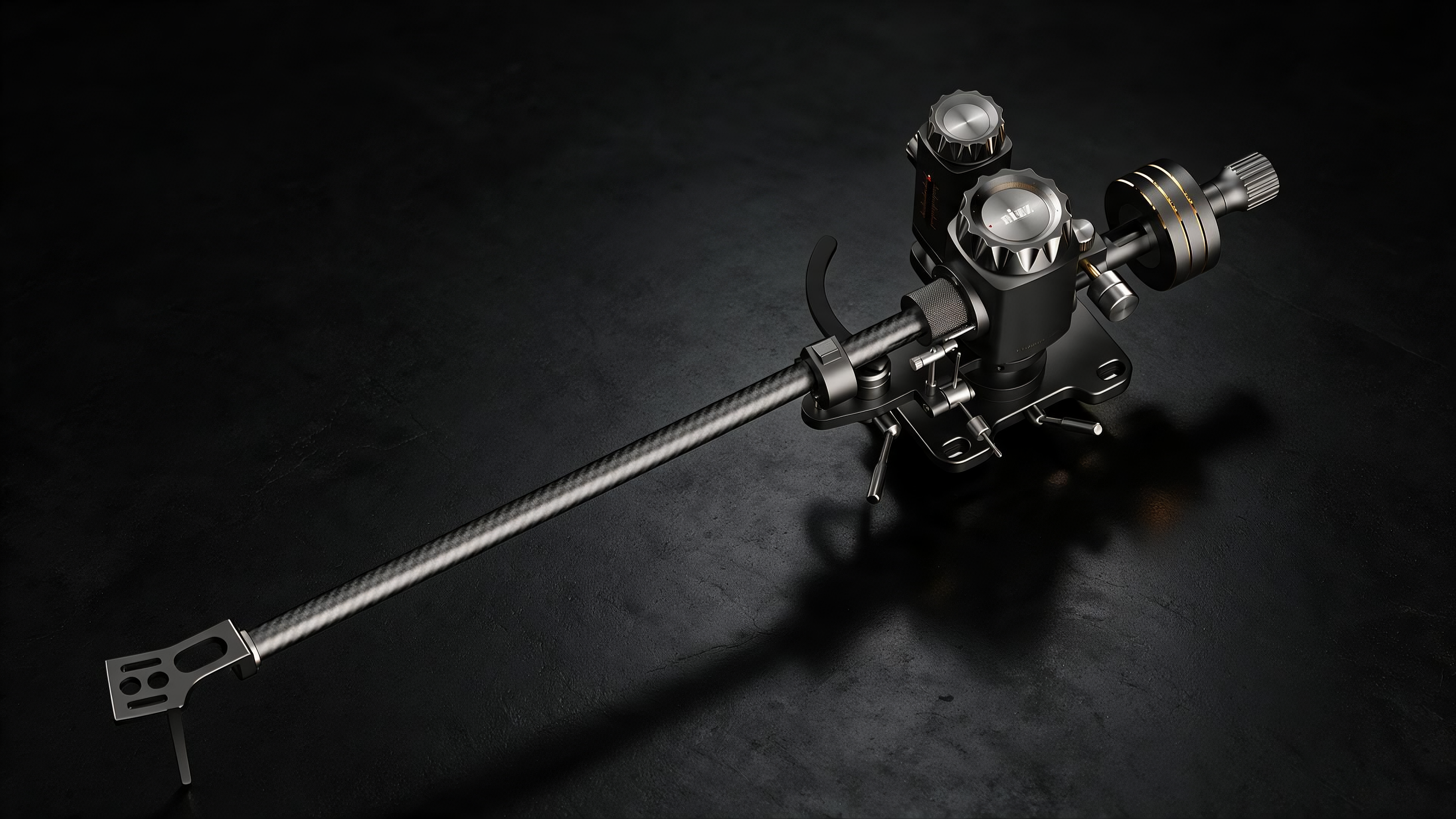Vinyl record player，Tonearm，Gem Singing Arm，Single Point Gem Straight Arm，