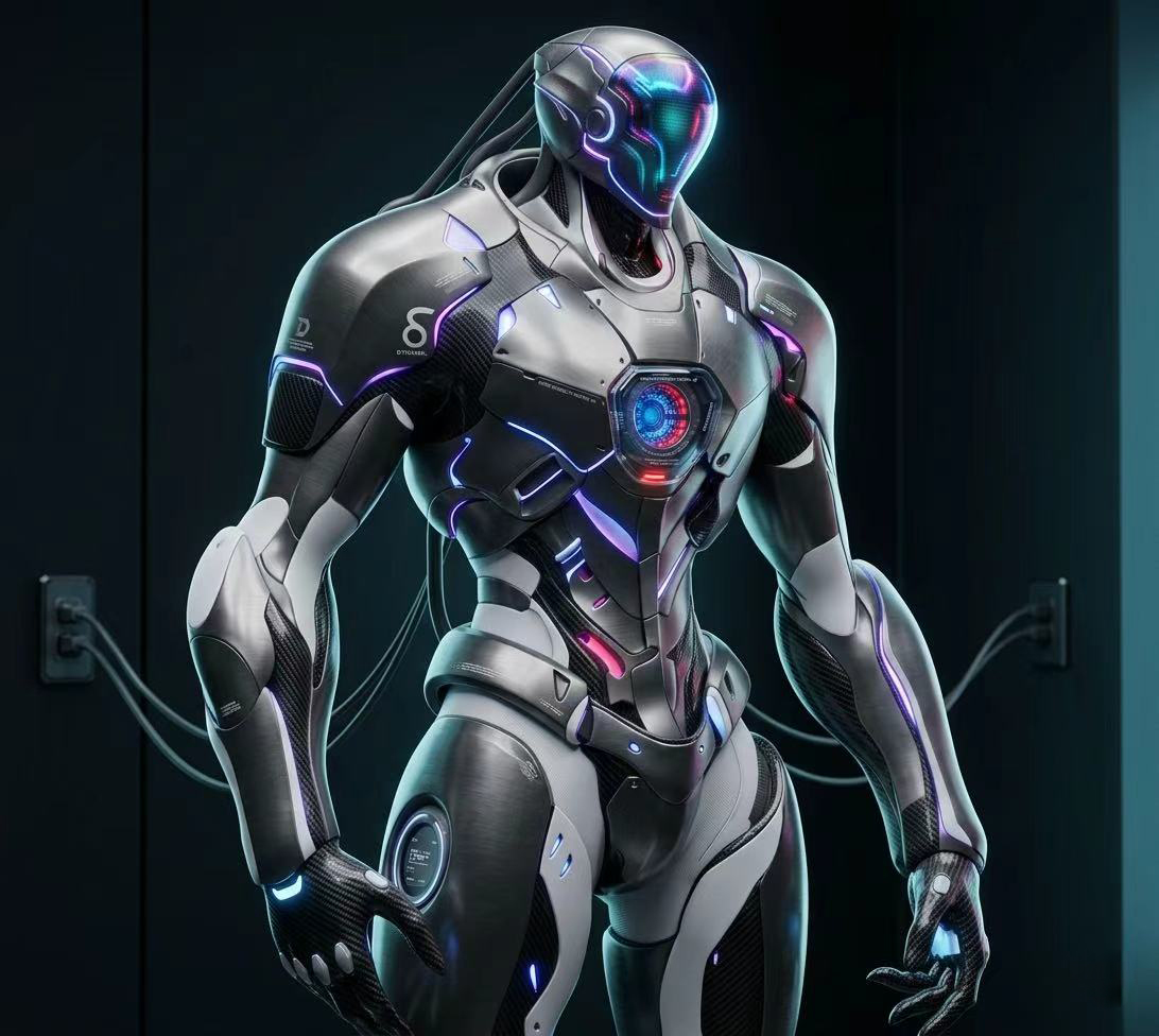 robot，physical intelligence，industrial design，product design，Future technology，Humanoid robot，science fiction，AIGC，