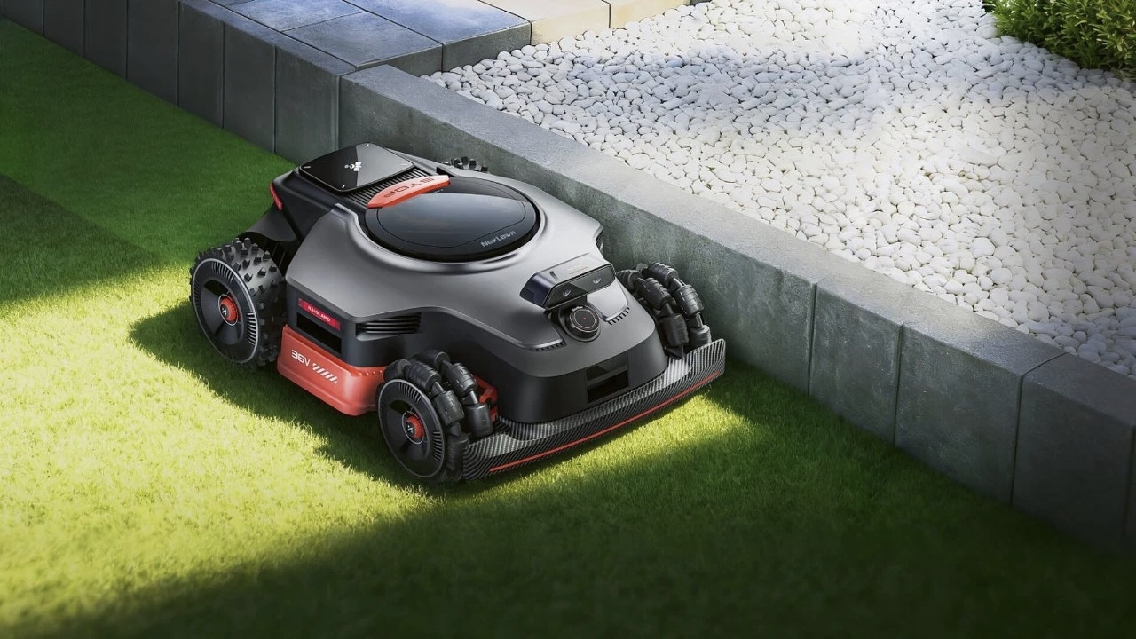robot，cut grass，