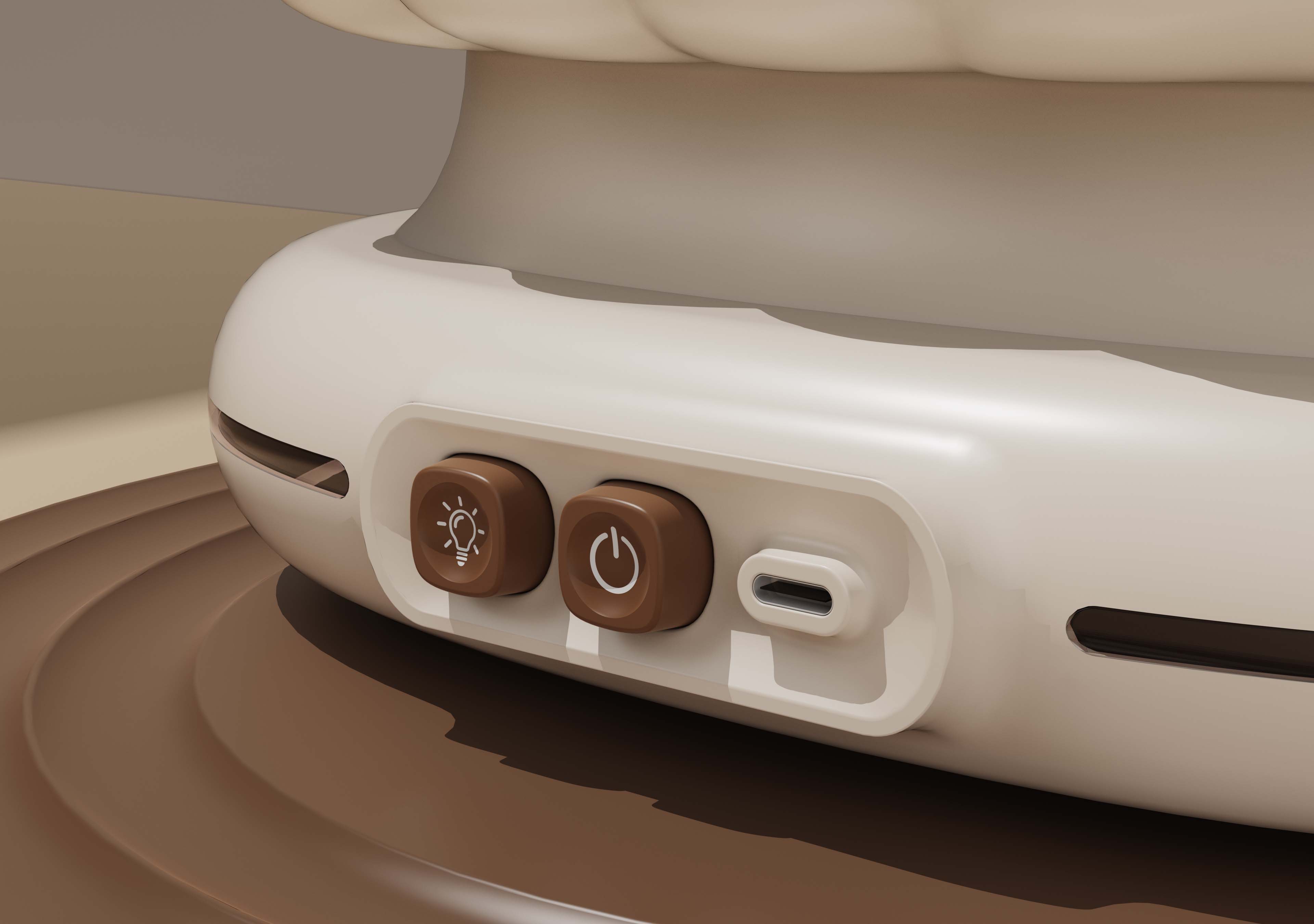 A humidifier inspired by clouds，