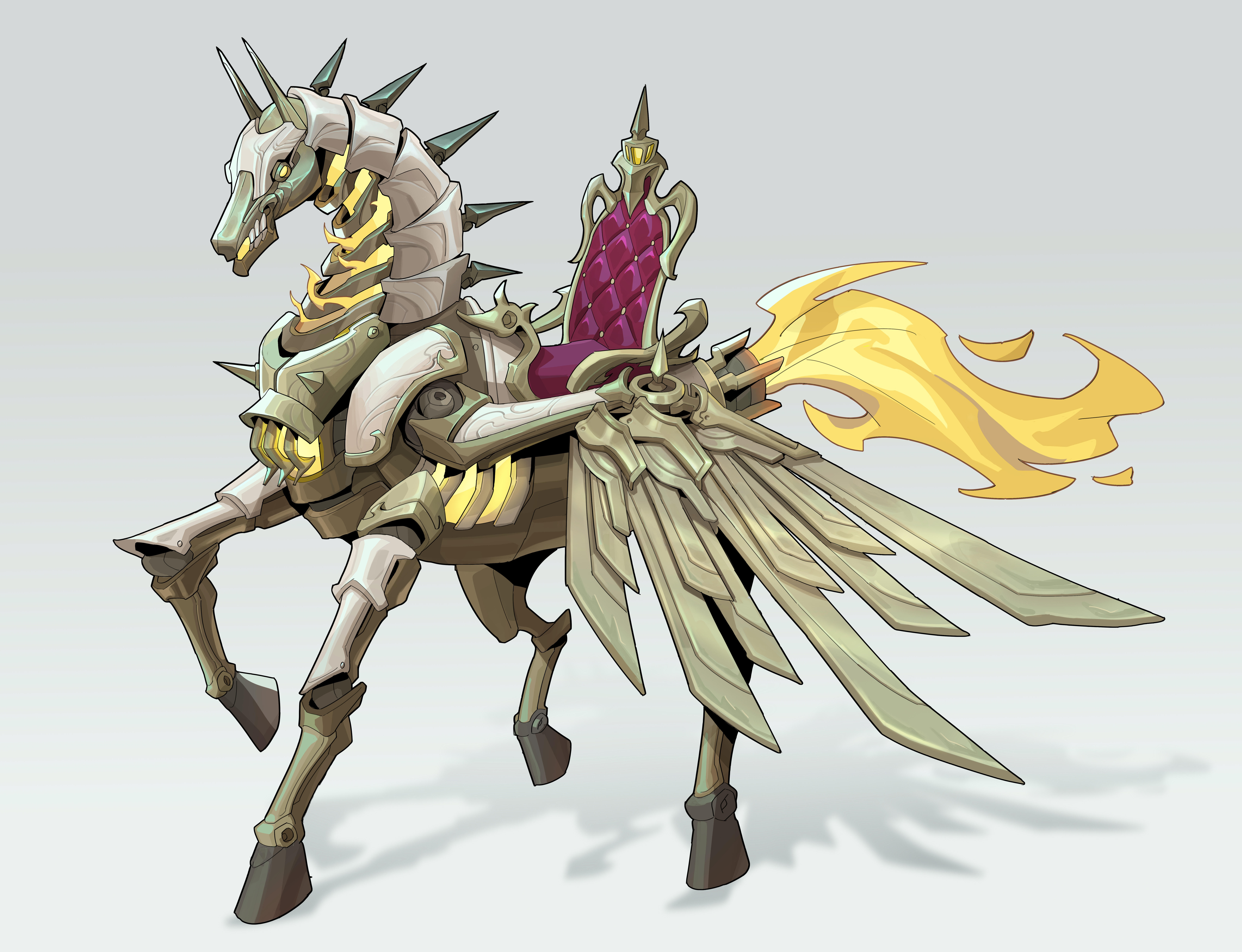 When I was a child, my dream mount liked# mysterious night atmosphere best.，