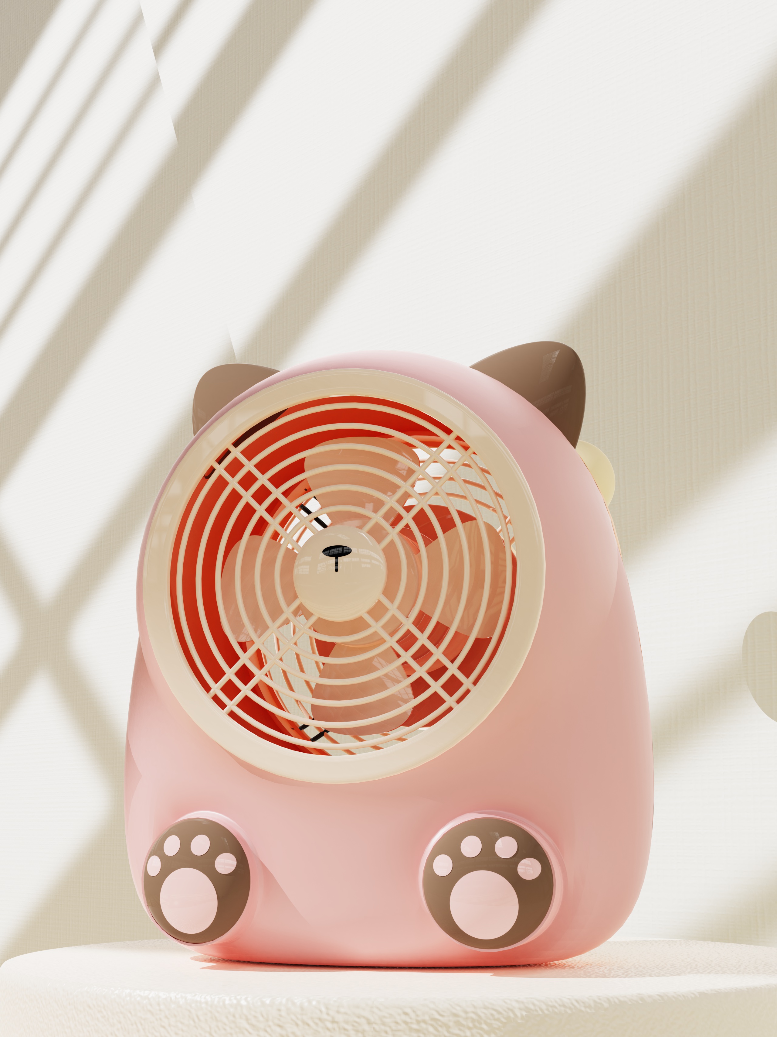 Fan design，household electrical appliances，Cat cat，Cartoon modeling，Fan design，household electrical appliances，Cat cat，Cartoon modeling，