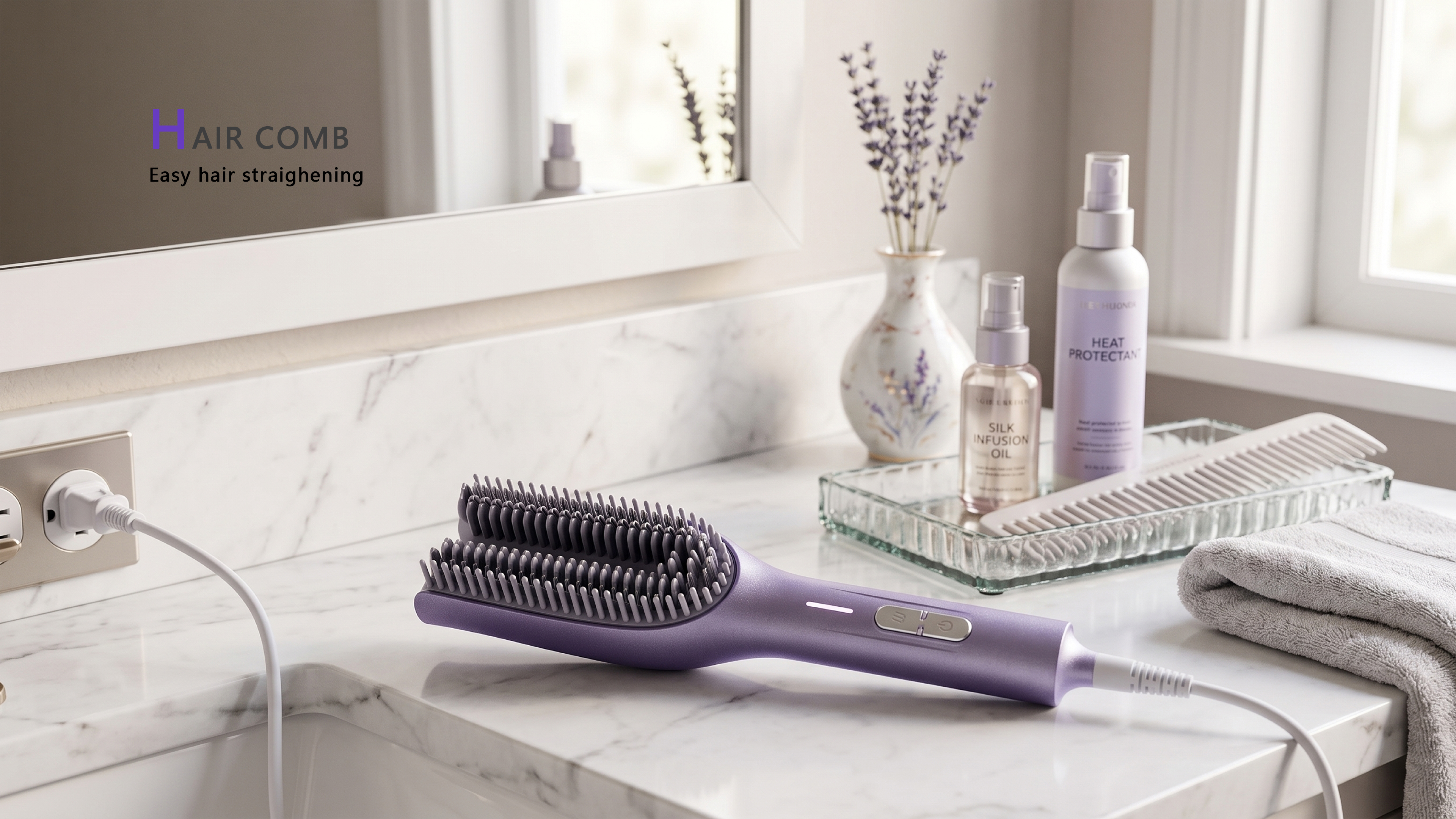 Straight hair comb，Hair stick，Hair Products ，Personal care products，