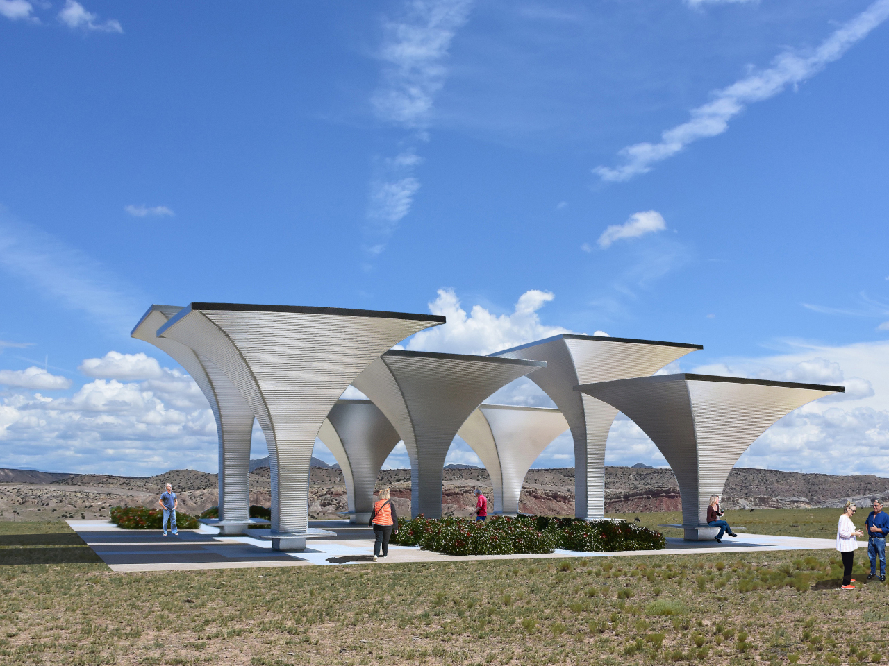 Solar Rain Funnels，Outdoor equipment，originality，public square installation，