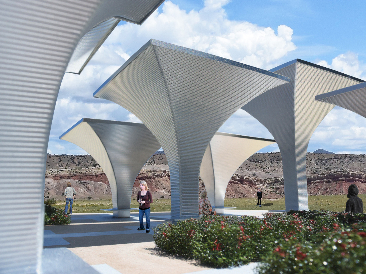 Solar Rain Funnels，Outdoor equipment，originality，public square installation，