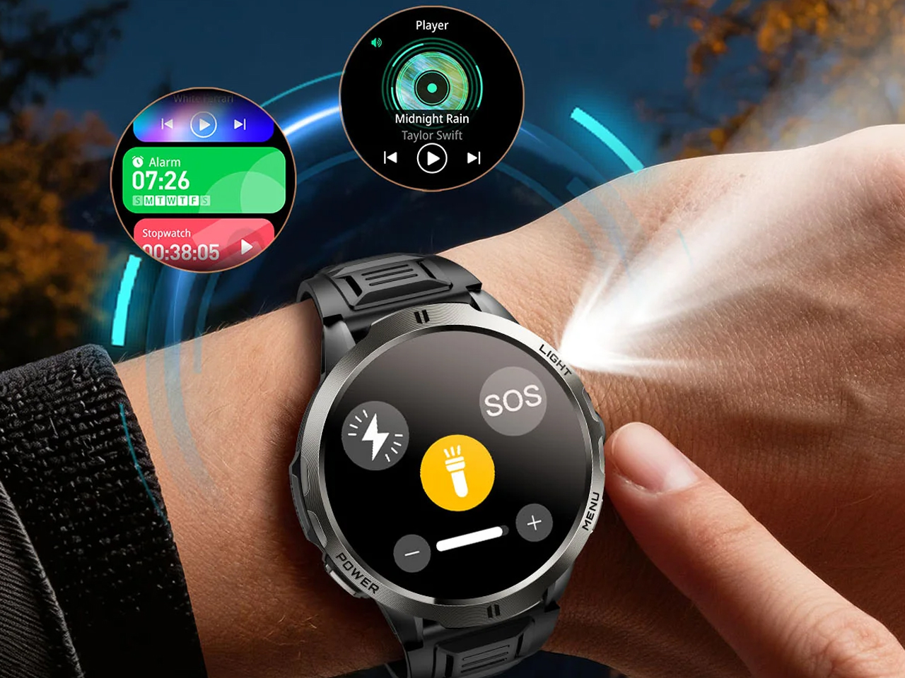 SpinR，Intelligent Watch，Digital，Electronic equipment，