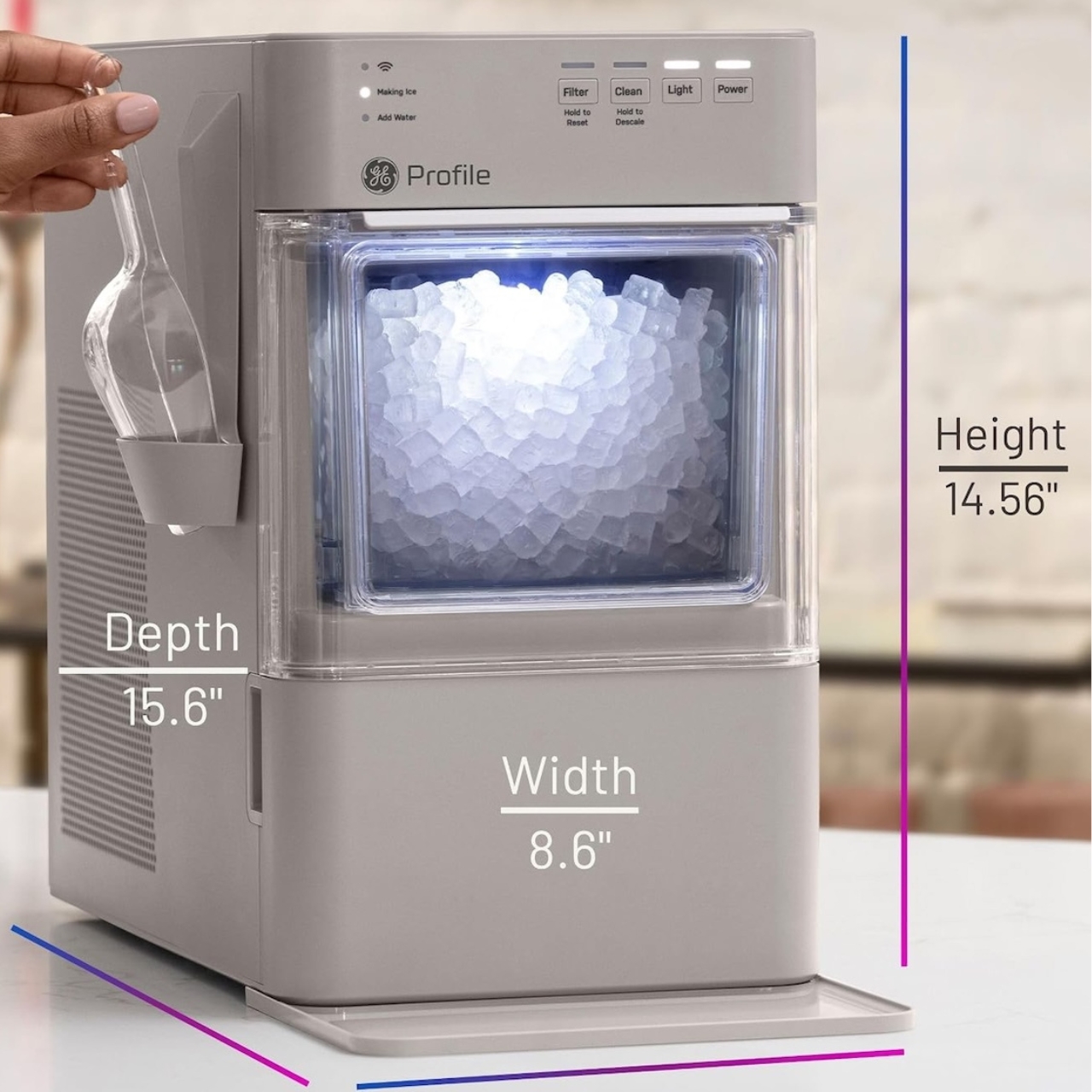 Profile Opal Mini，Crumb Ice Machine，small home appliances，Kitchen appliances，