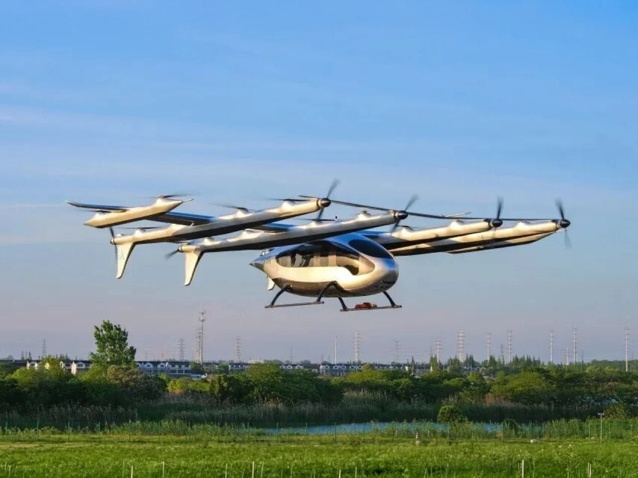 aircraft，vehicle，eVTOL，industrial design，