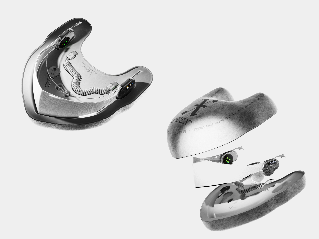 OBEX，wearable devices ，conceptual design，face shield，