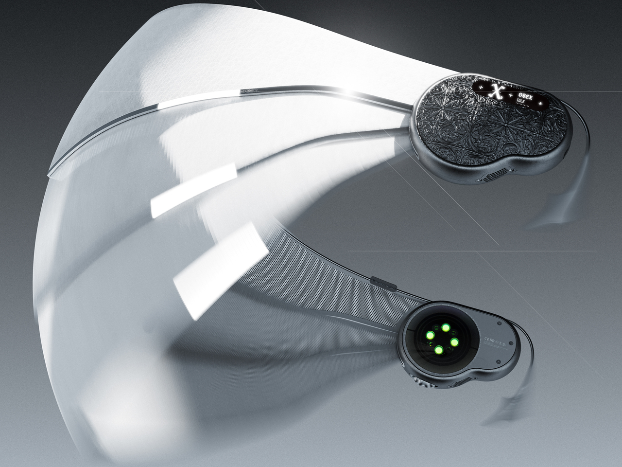 OBEX，wearable devices ，conceptual design，face shield，