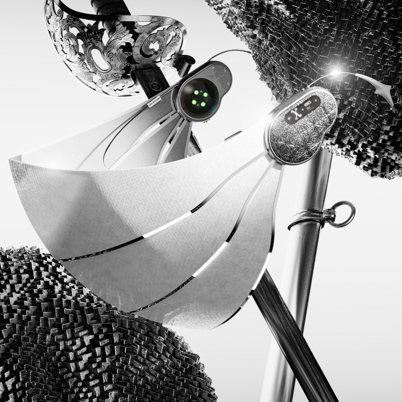 OBEX，wearable devices ，conceptual design，face shield，