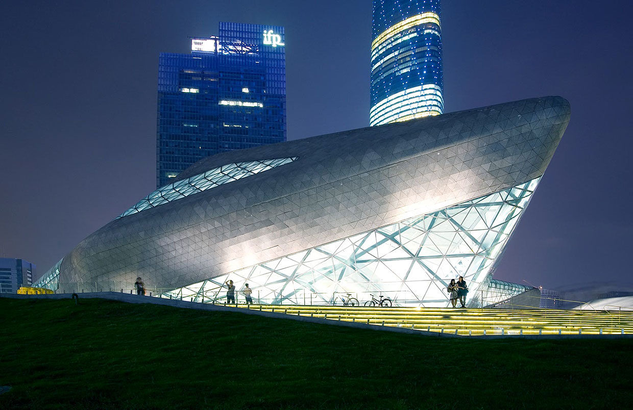 Architectural design，Appearance design，guangzhou opera house ，Zaha，Seattle Central Library ，Building interior，
