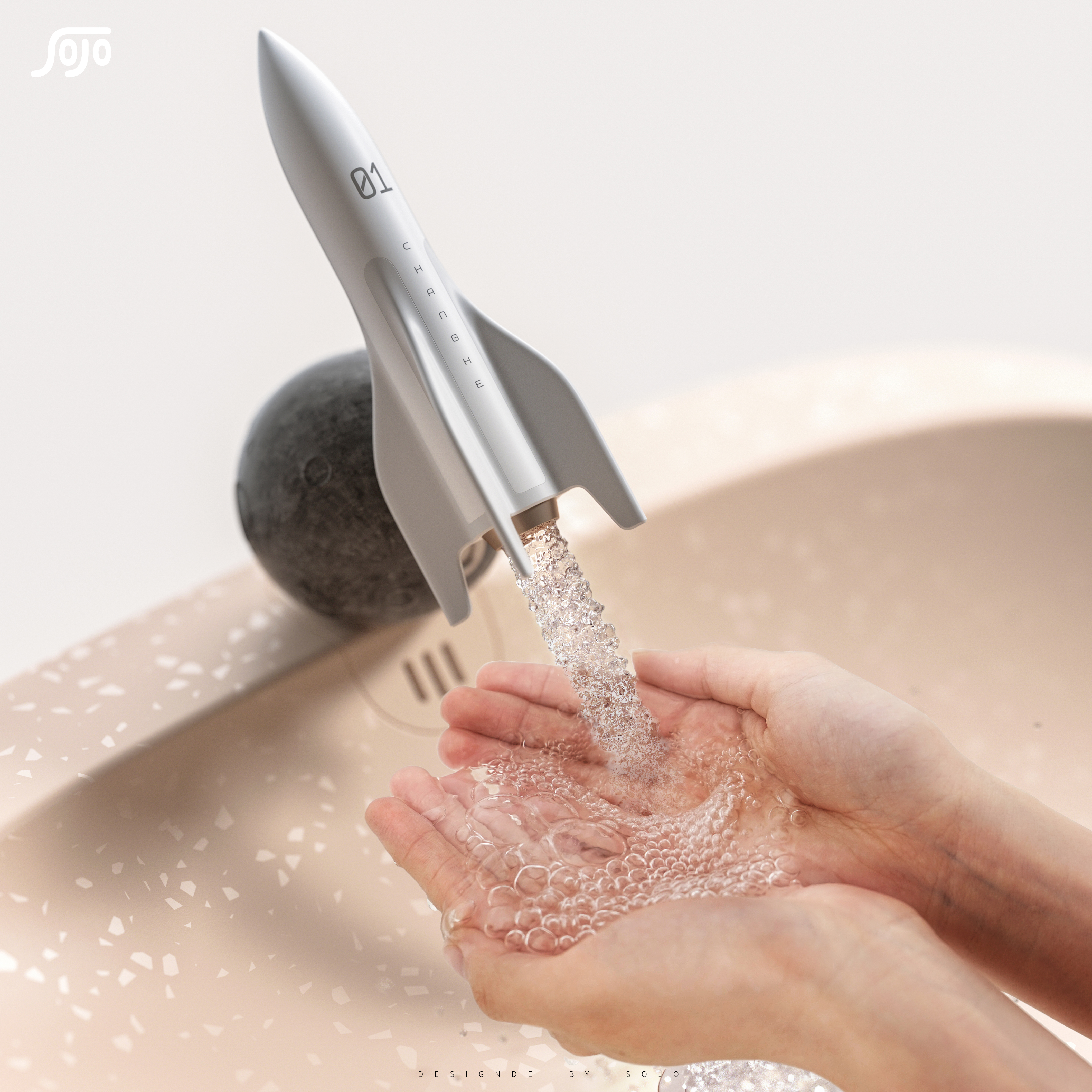 rocket，henhouse，Long River，water tap，pool，originality，streamline，