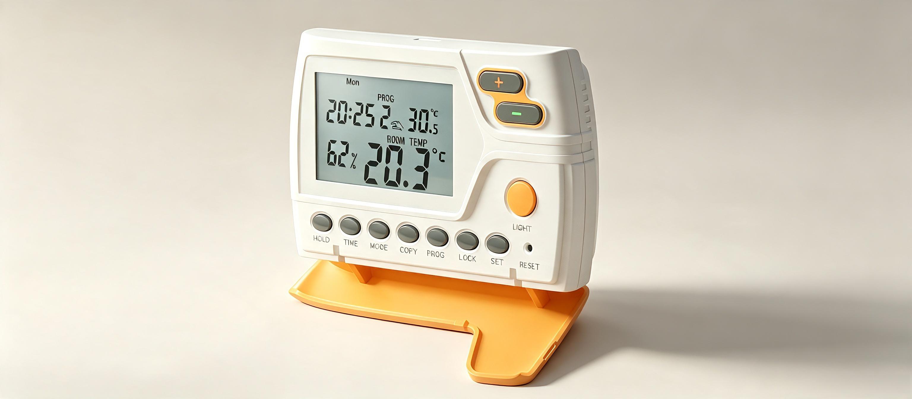 Thermostat, industrial design, smart home digital display products，