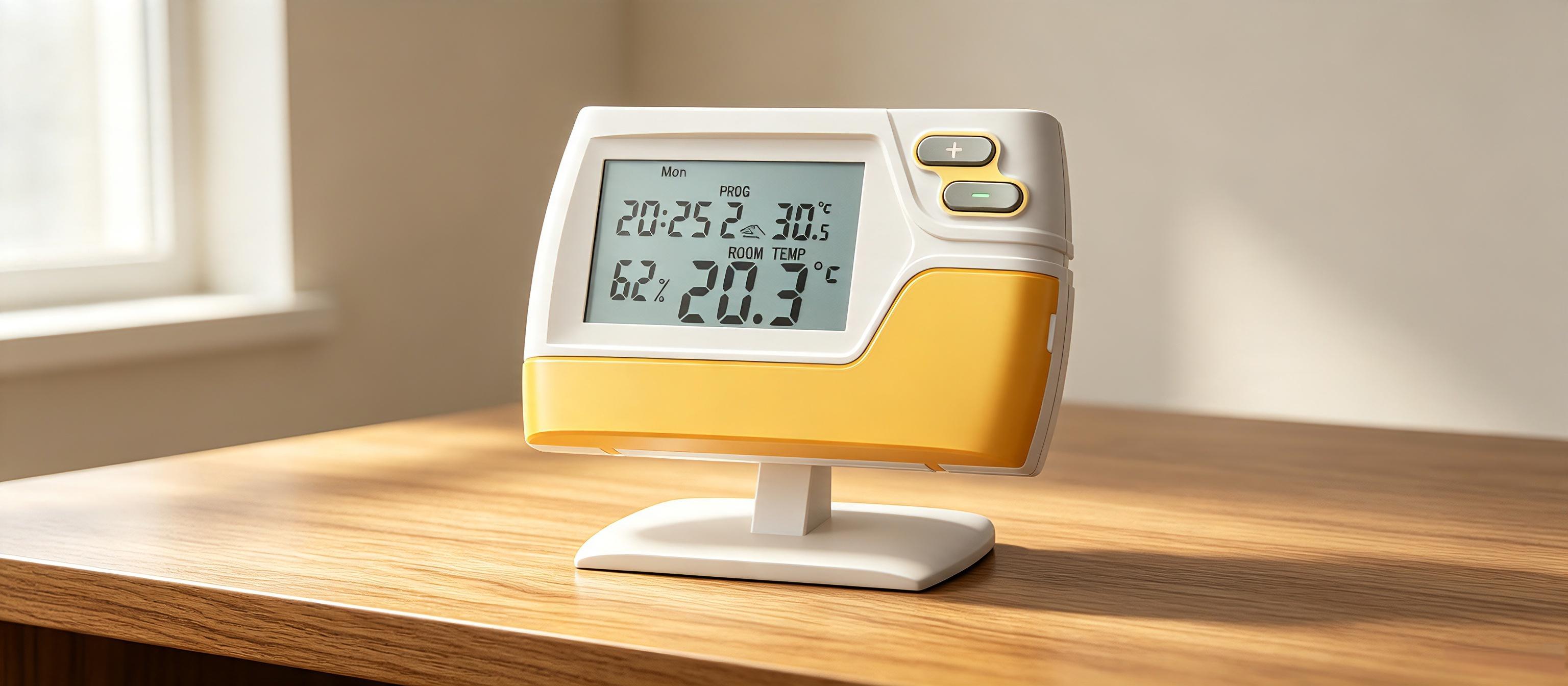 Thermostat, industrial design, smart home digital display products，