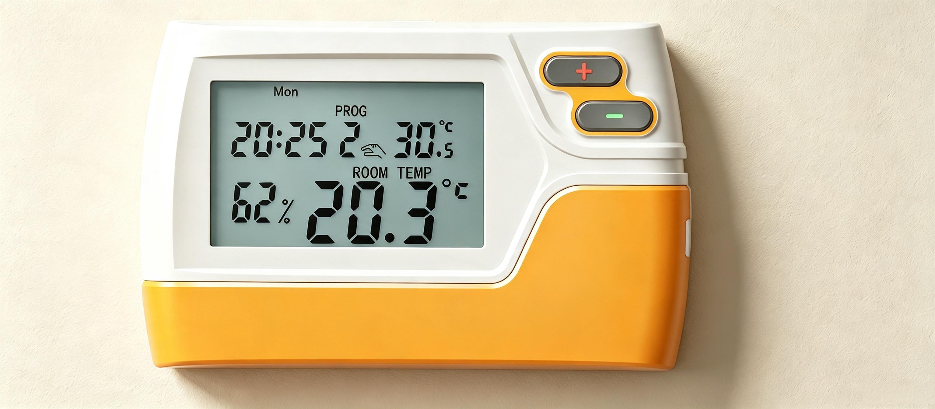 Thermostat, industrial design, smart home digital display products，