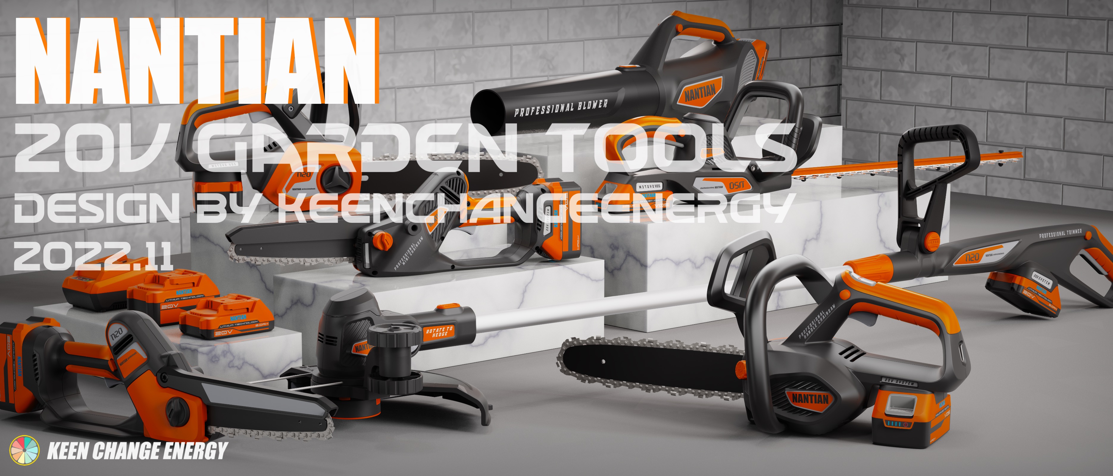 Industrial Design Appearance Design Garden Tools Lithium Electrician，