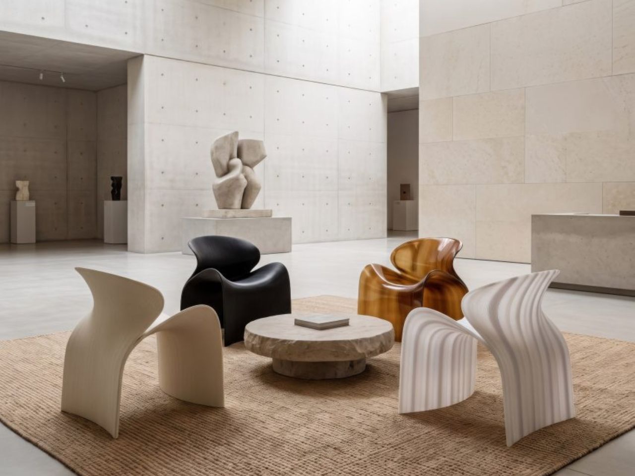 Echo Chair，echo chair，furniture，3D printed furniture，