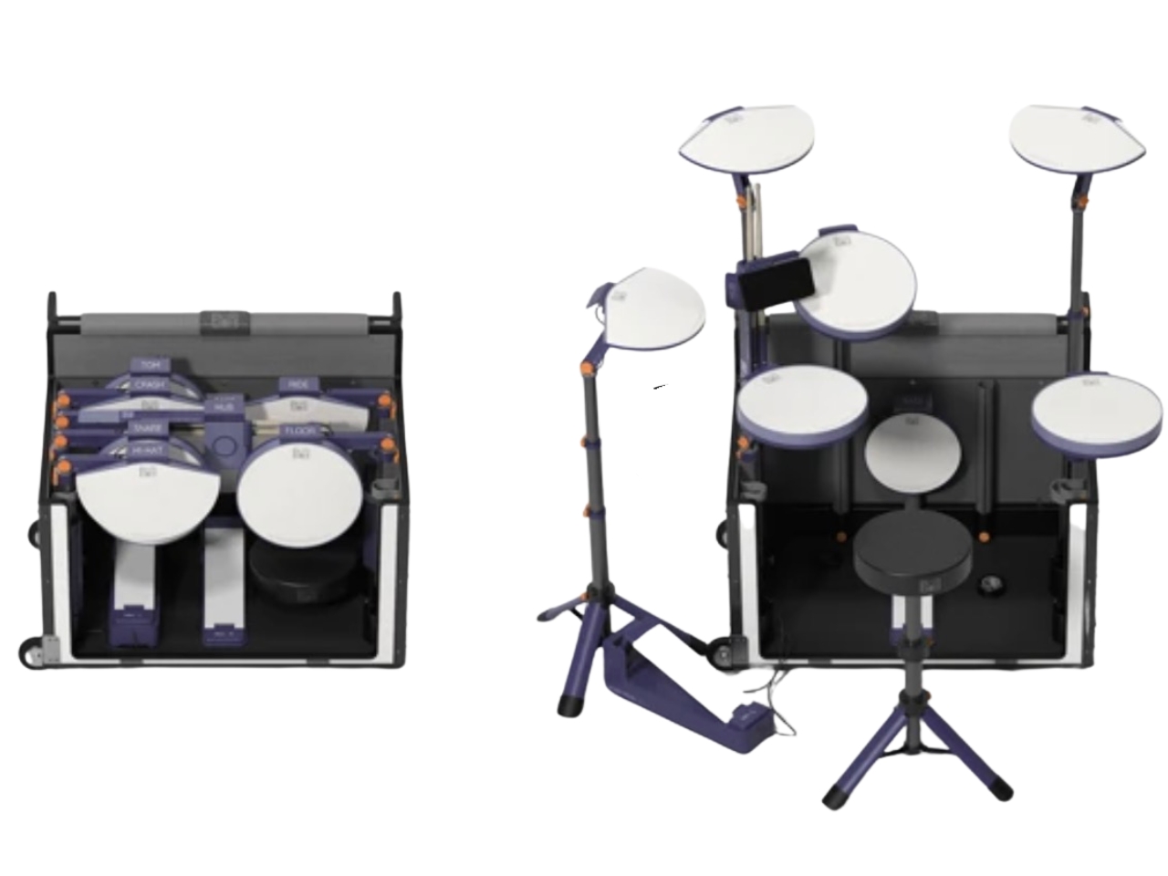 Boxboom，Conceptual works，folding electronic drum，Musical Instruments，