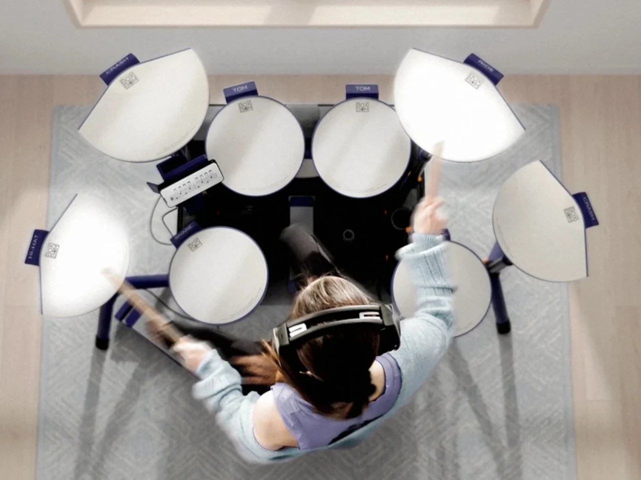 Boxboom，Conceptual works，folding electronic drum，Musical Instruments，