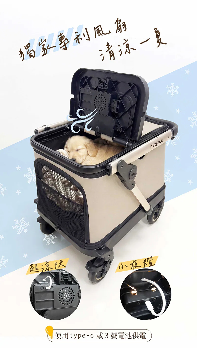 Multi-functional pet stroller，
