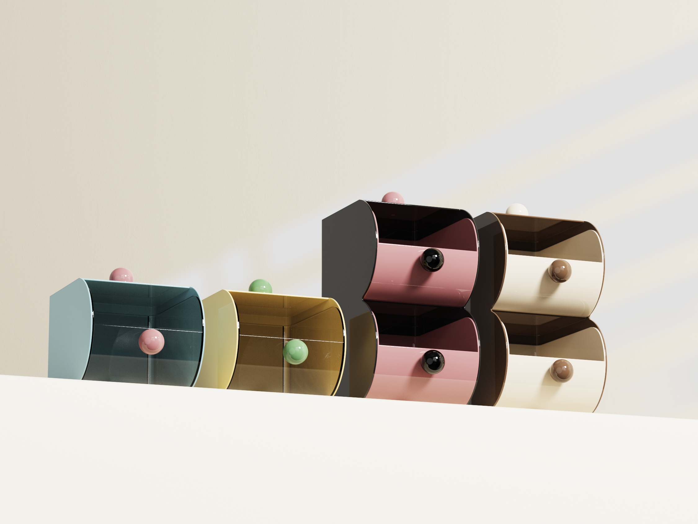 Receive，Home Furnishing，Daily Necessities，storage box，Desktop storage，dopamine，