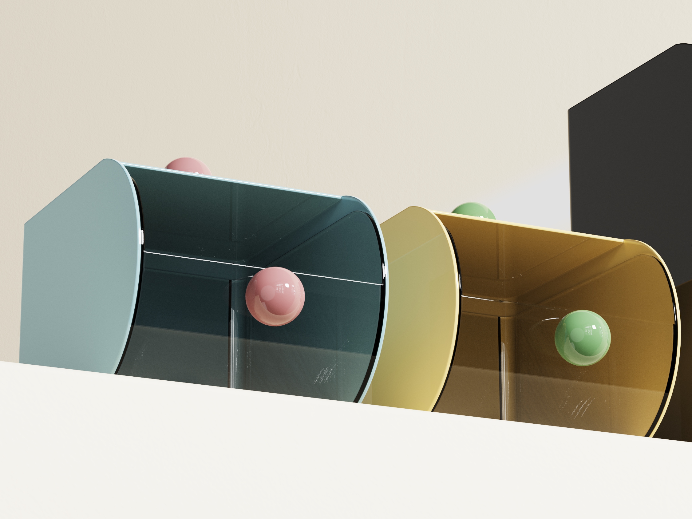 Receive，Home Furnishing，Daily Necessities，storage box，Desktop storage，dopamine，