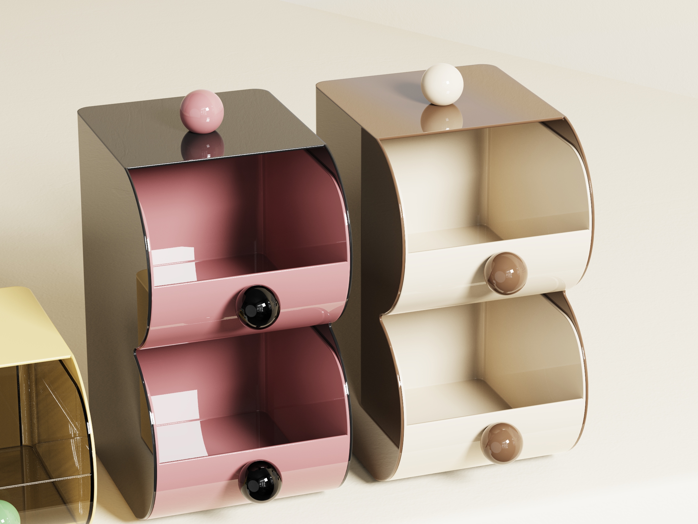 Receive，Home Furnishing，Daily Necessities，storage box，Desktop storage，dopamine，