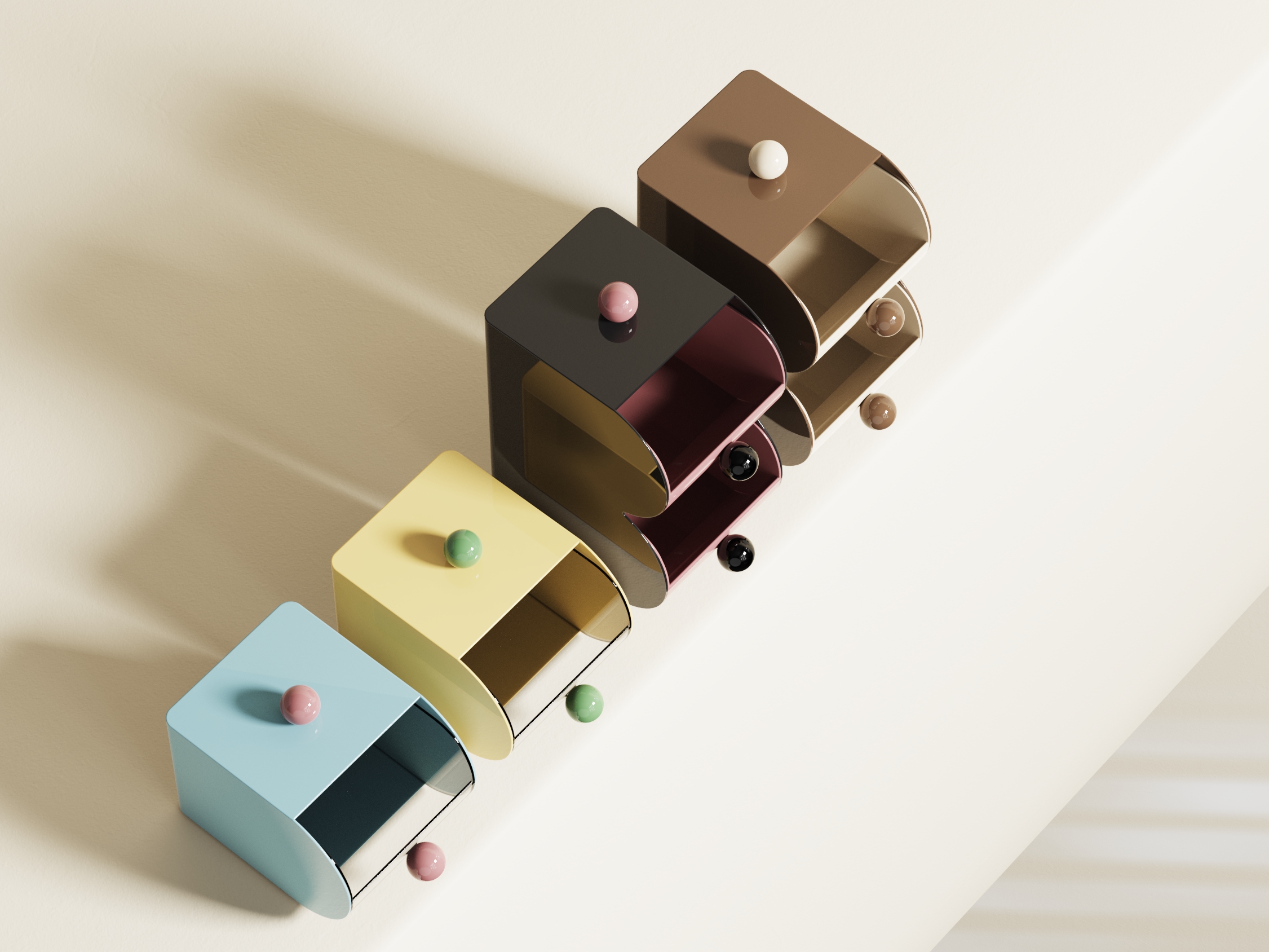 Receive，Home Furnishing，Daily Necessities，storage box，Desktop storage，dopamine，