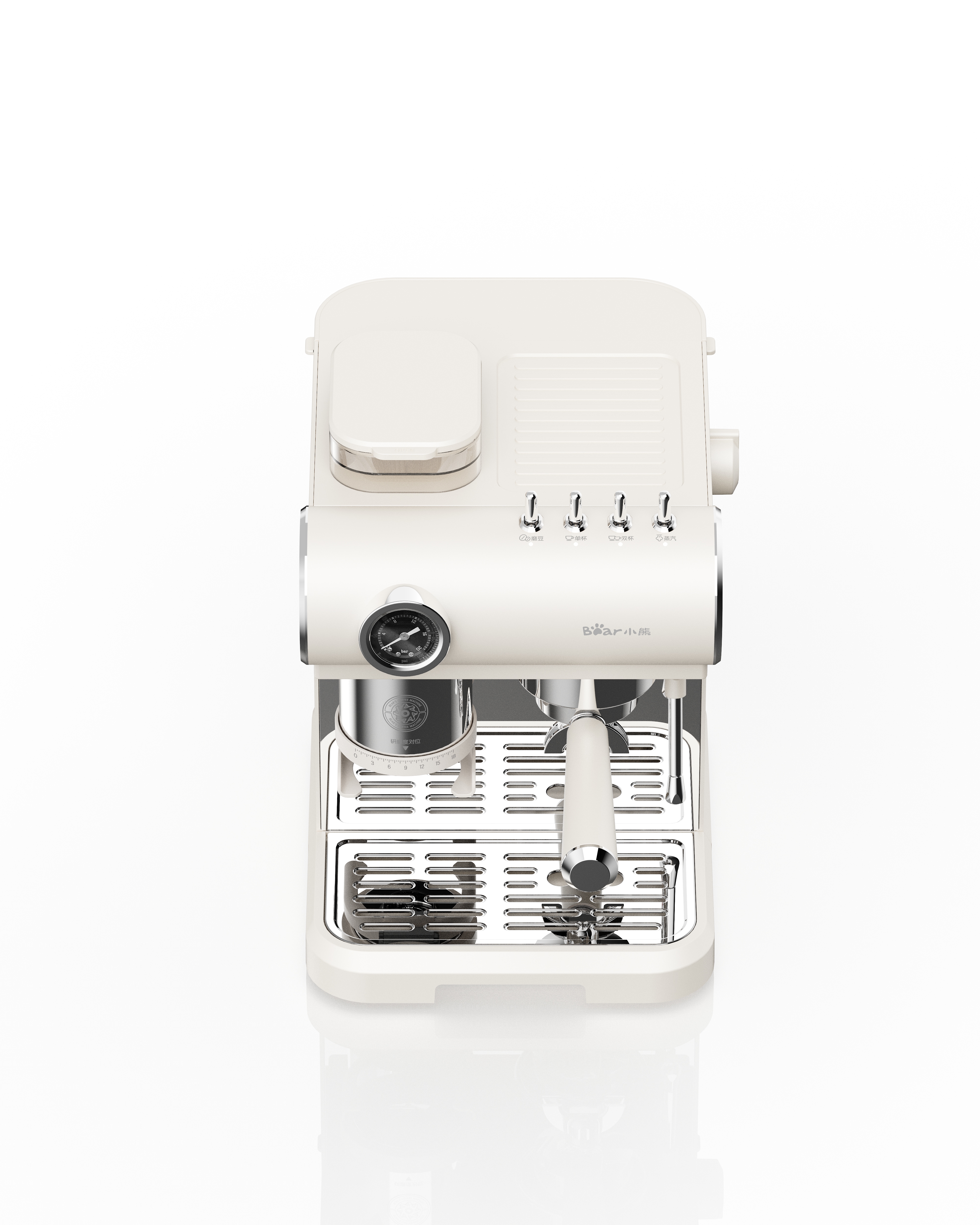 Bear electric appliance，Coffee machine，household electrical appliances，Italian semi-automatic，bear，