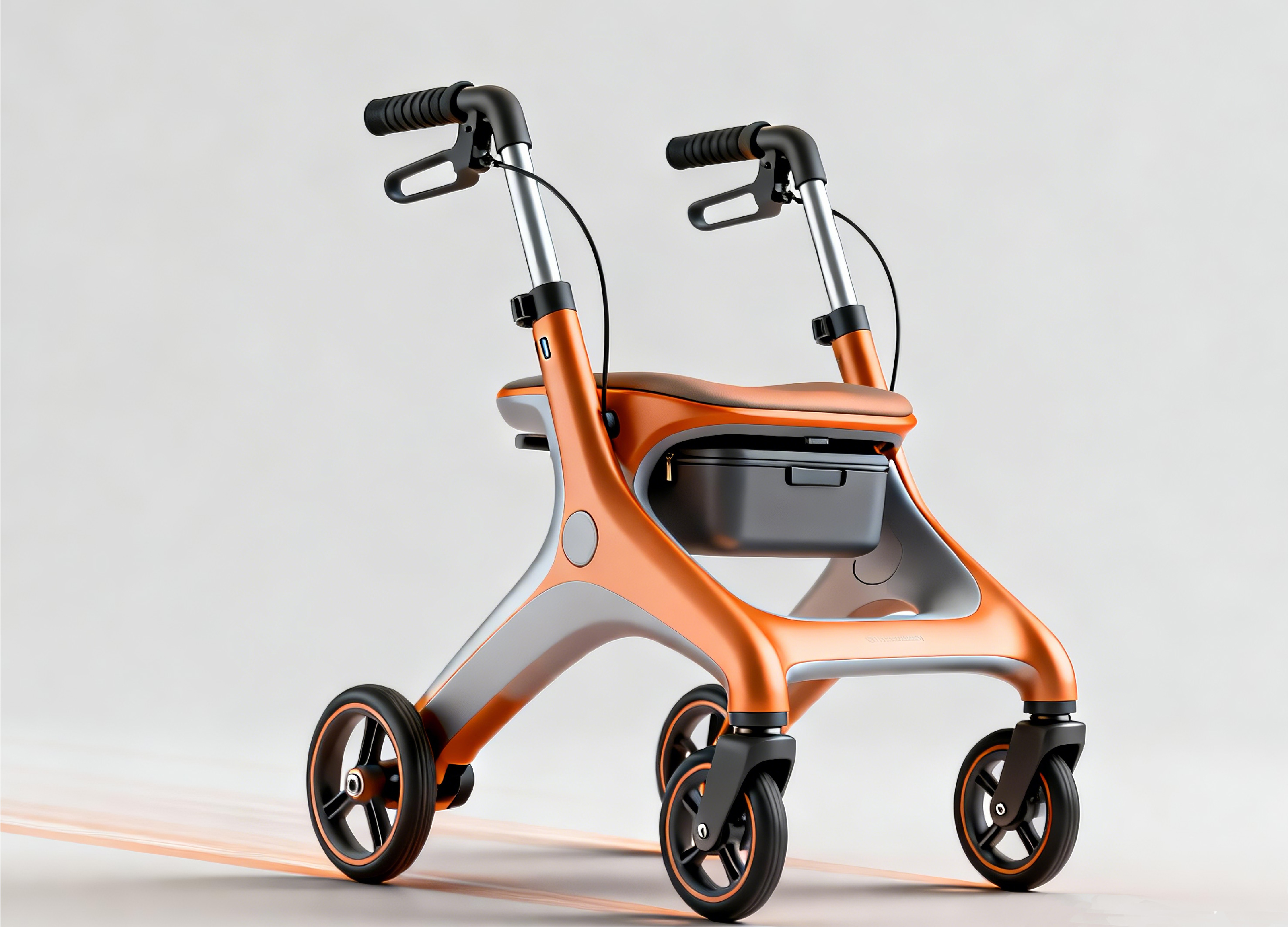 ai，Elderly walking aid，carbon fibre，