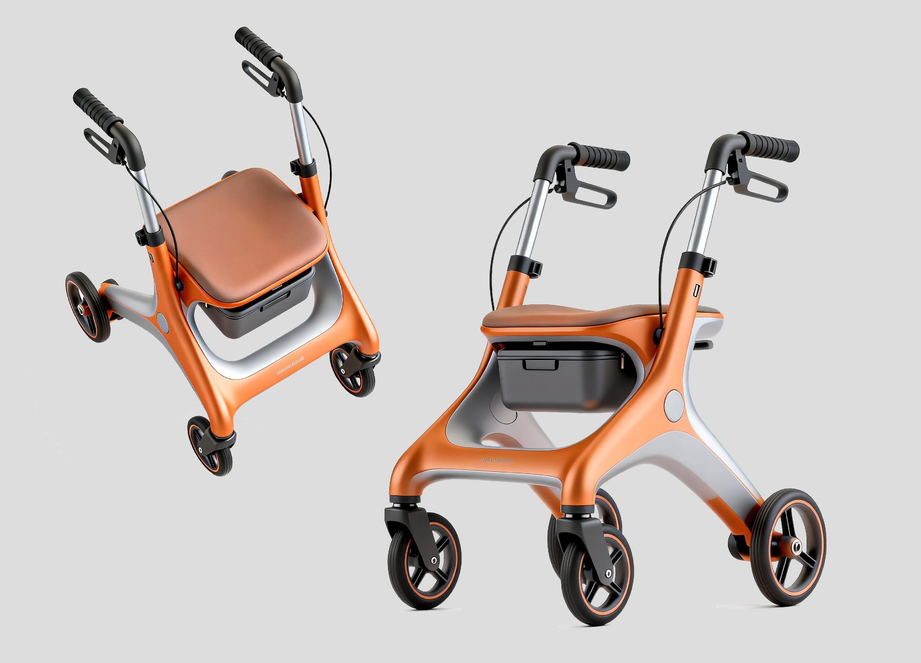 ai，Elderly walking aid，carbon fibre，