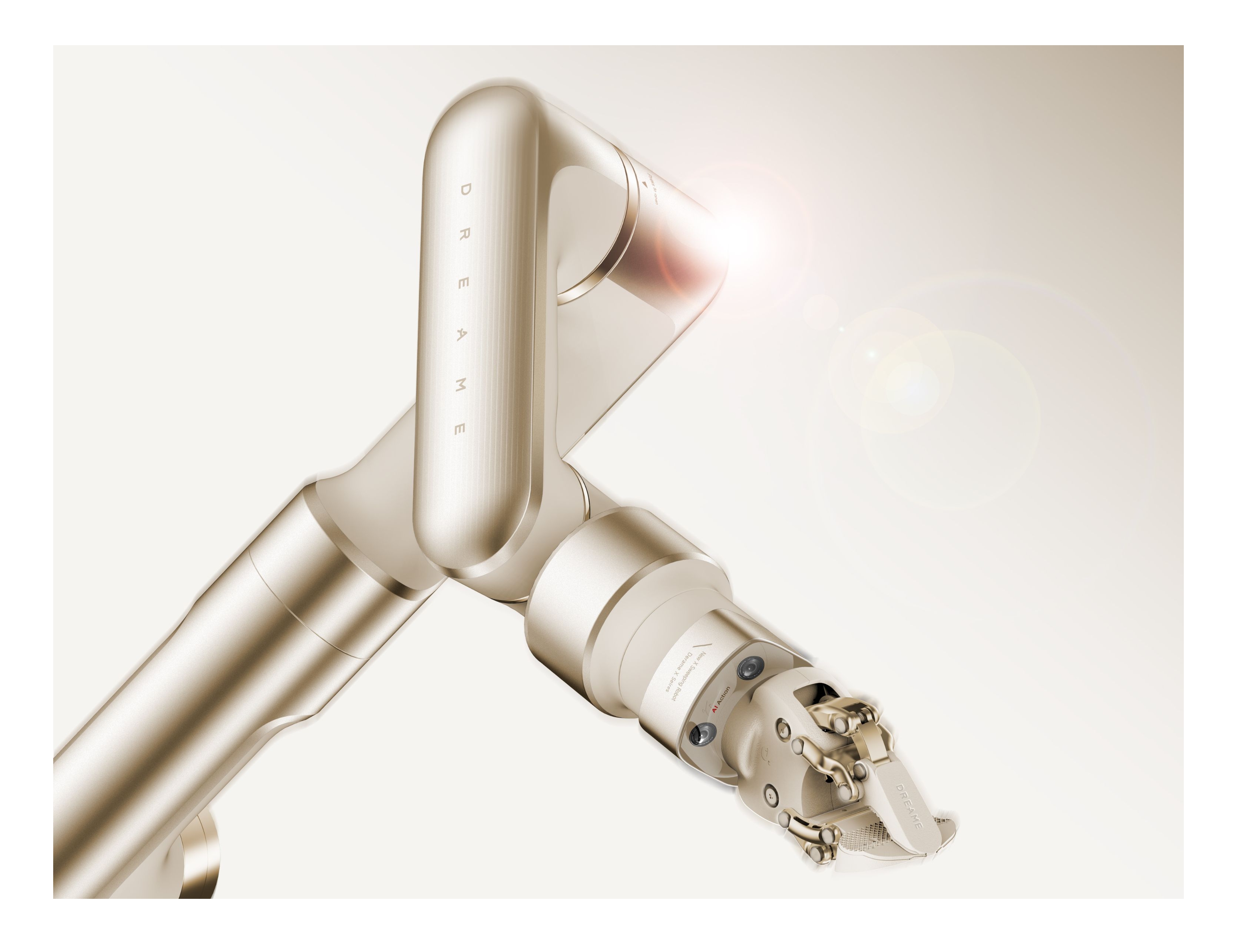 robot，Mechanical arm，Pursuit，physical intelligence，Light luxury，industrial design，