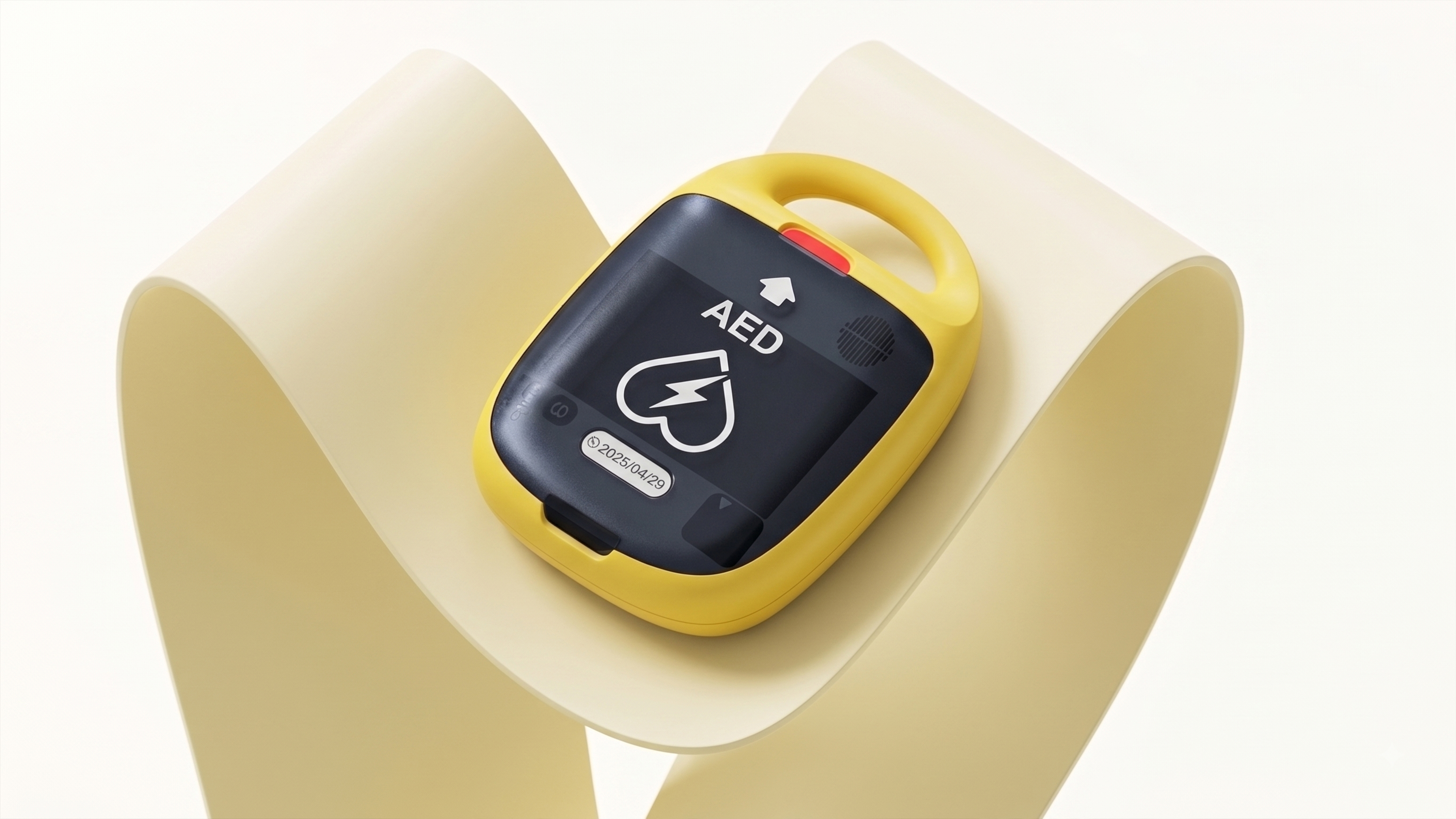 industrial design，Medical device design，AED Appearance Design，product design，First aid equipment，Industrial design company，YXDesign，