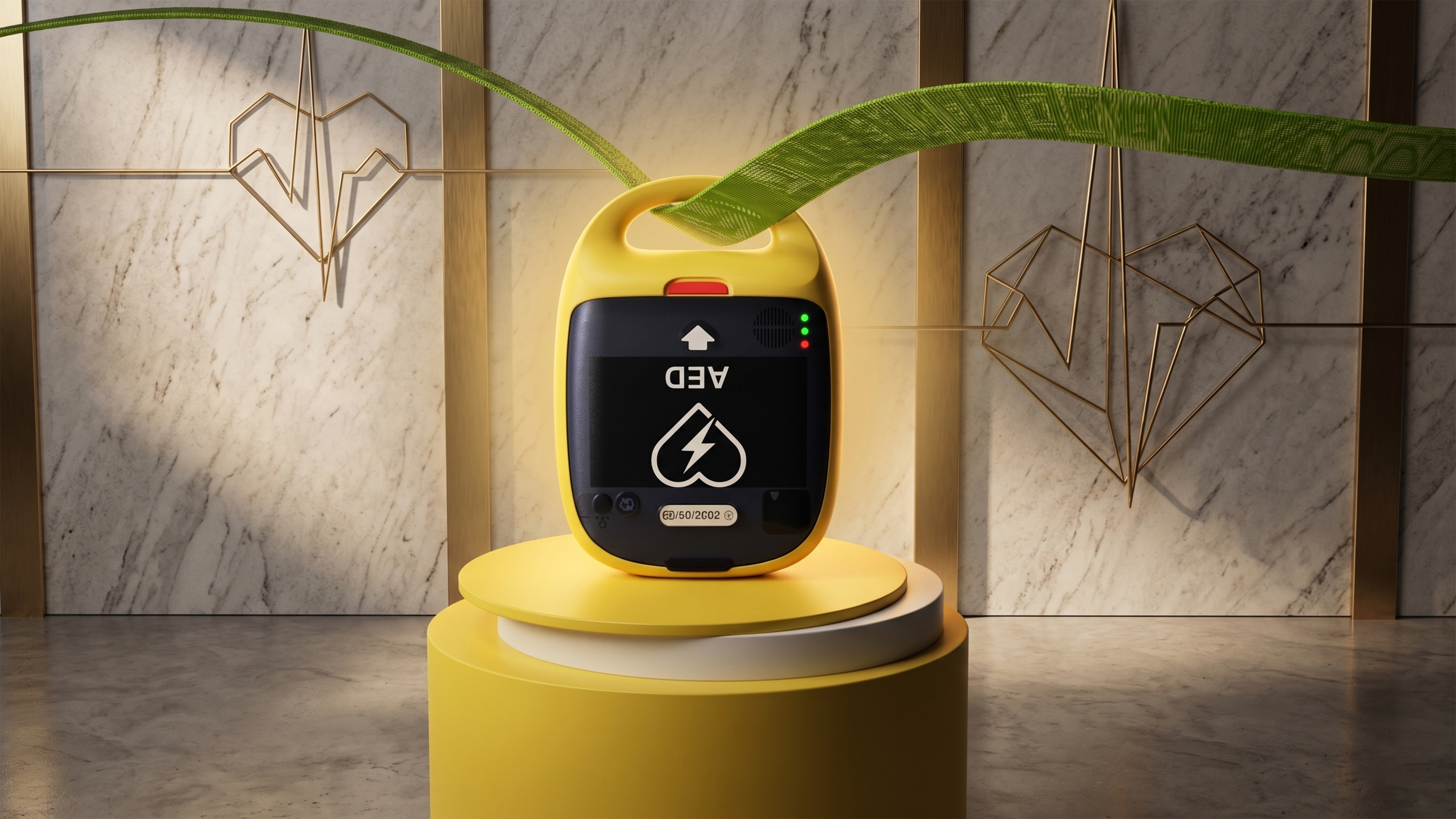 industrial design，Medical device design，AED Appearance Design，product design，First aid equipment，Industrial design company，YXDesign，
