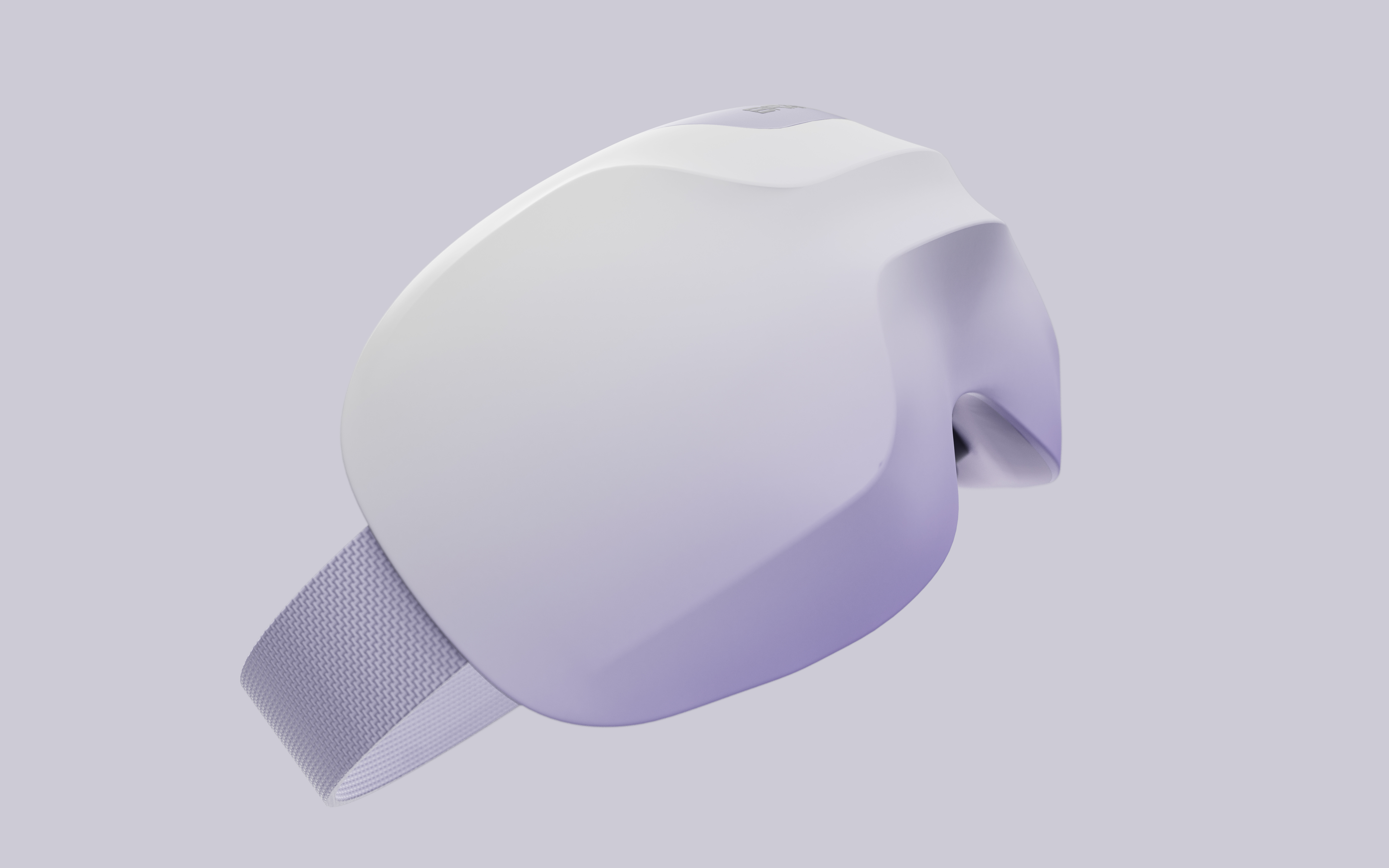 Eye massage instrument，Cold and hot compress massage device，Gehu，Purple tone，Gradient，Vanishing surface，like a breath of fresh air，Cure system，
