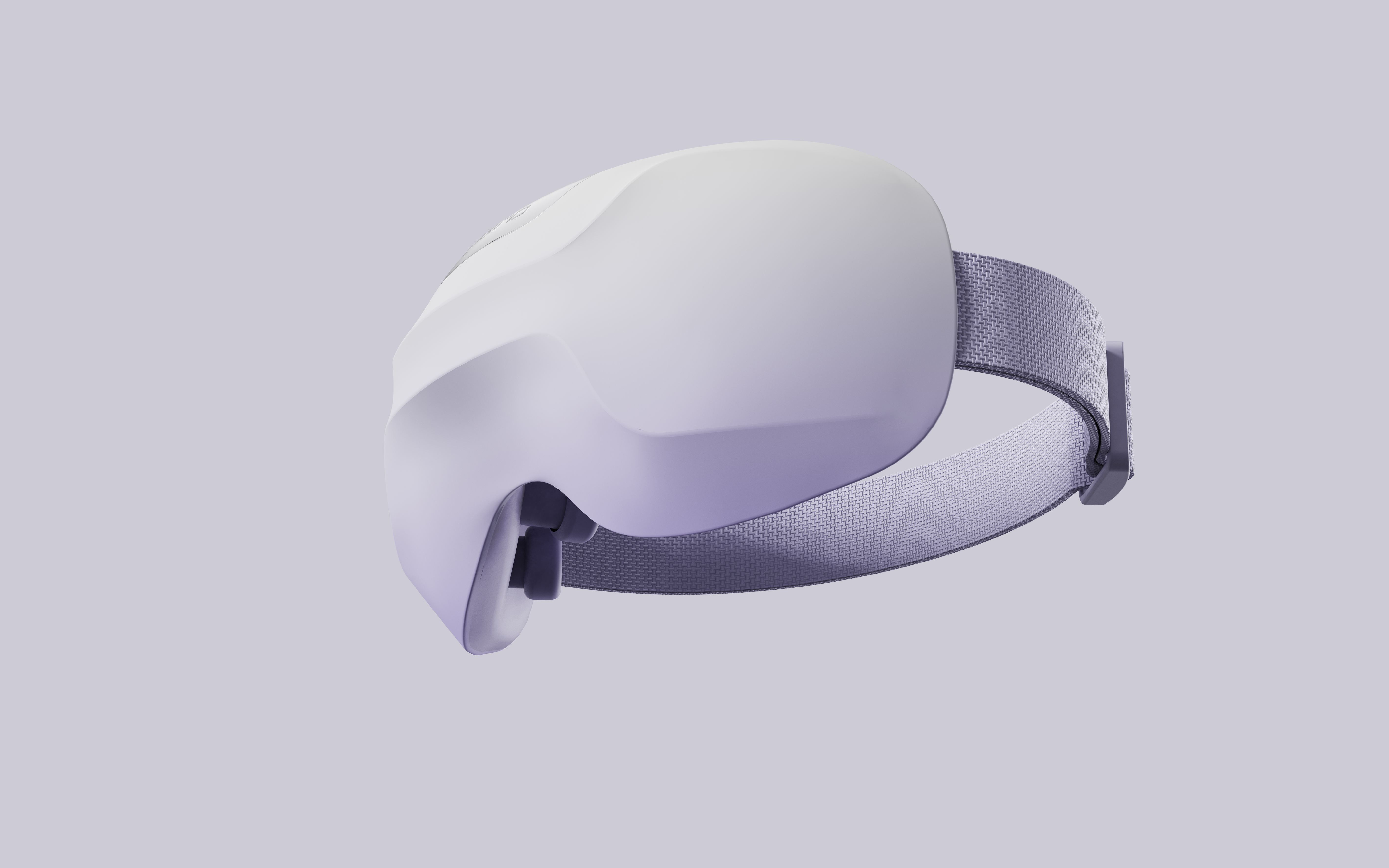 Eye massage instrument，Cold and hot compress massage device，Gehu，Purple tone，Gradient，Vanishing surface，like a breath of fresh air，Cure system，