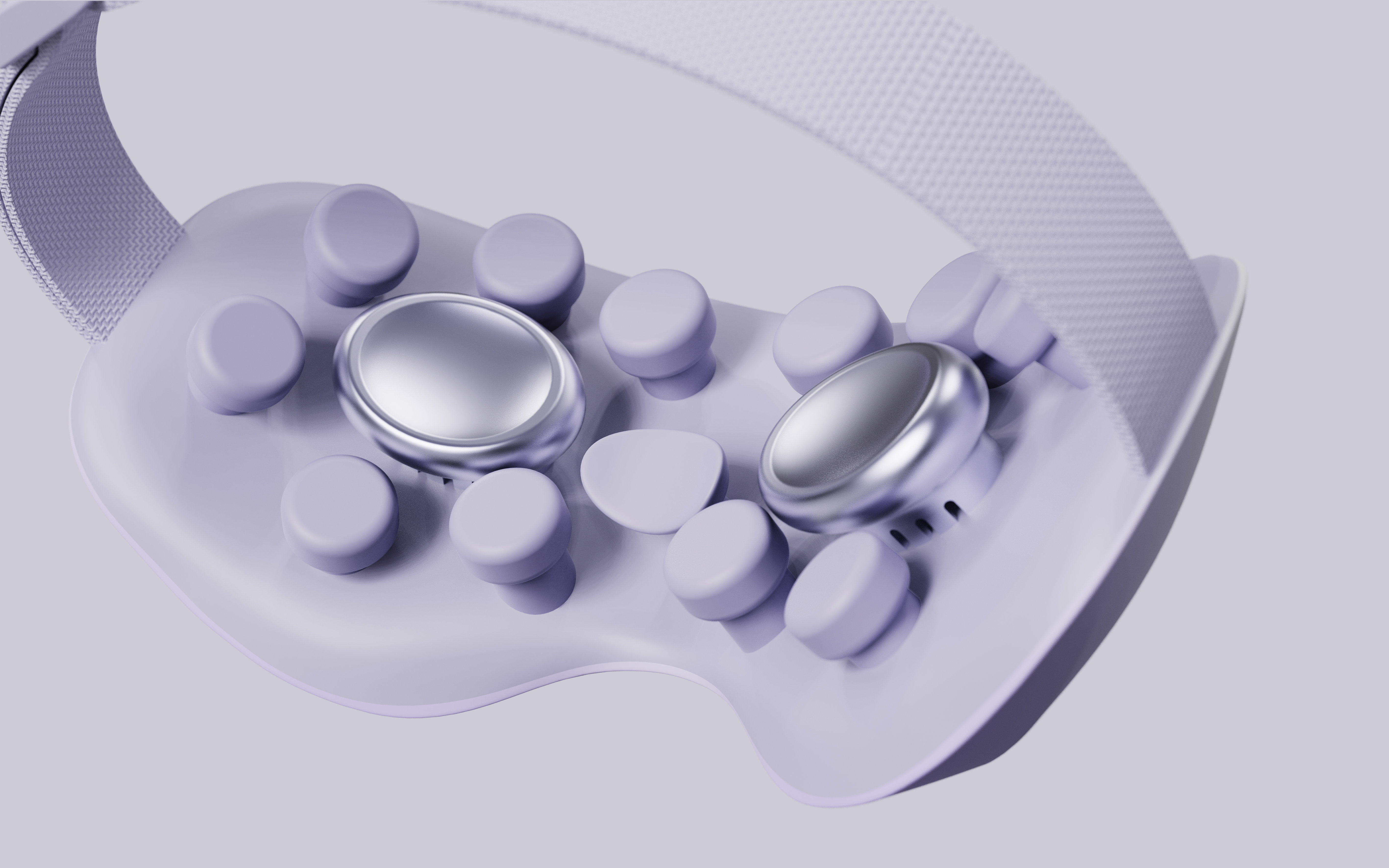 Eye massage instrument，Cold and hot compress massage device，Gehu，Purple tone，Gradient，Vanishing surface，like a breath of fresh air，Cure system，