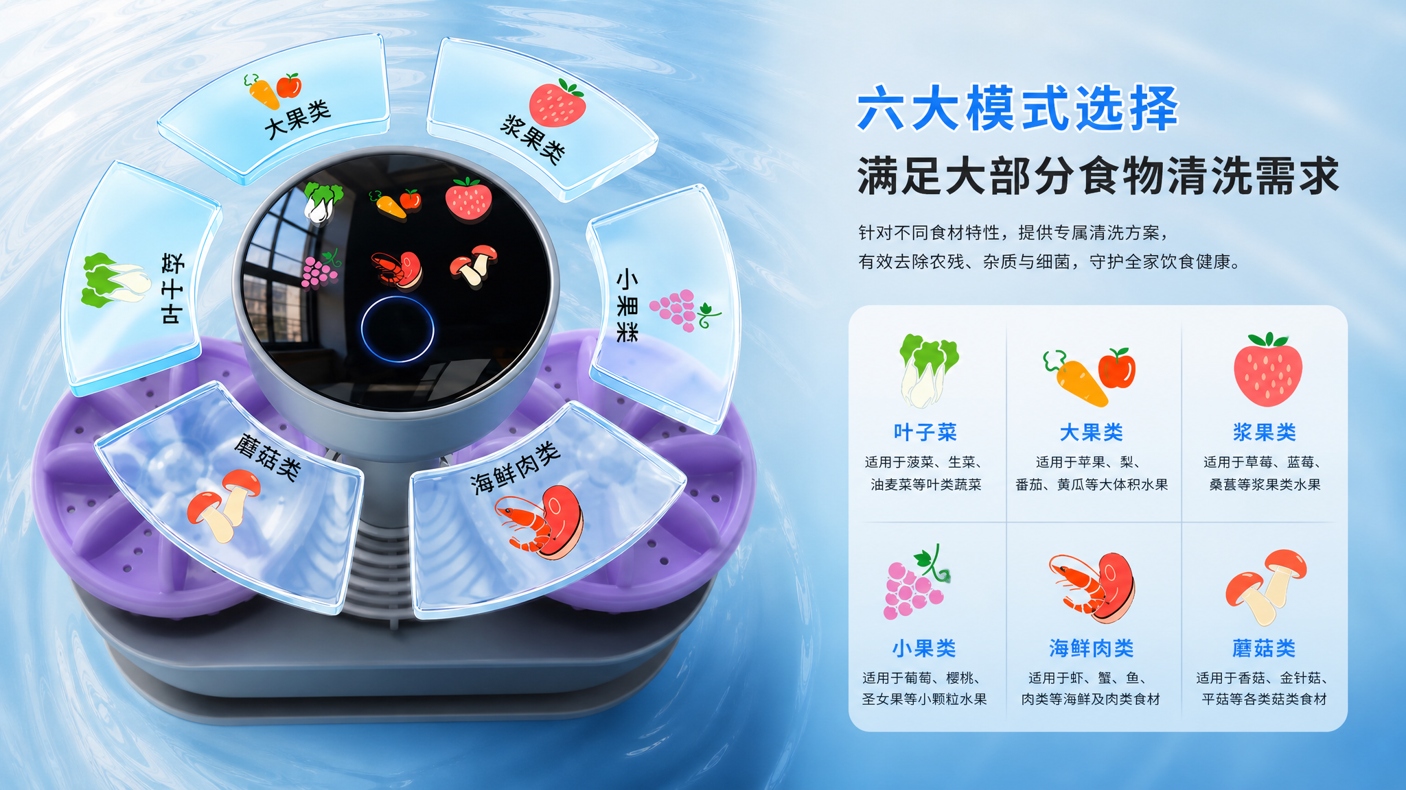 Cleaning machine，Double barrel，Fruit and vegetable cleaning machine，