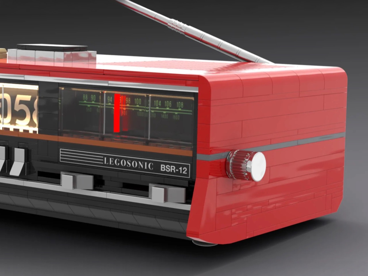 radio，Lego，Legosonic BSR‑12，Building blocks，