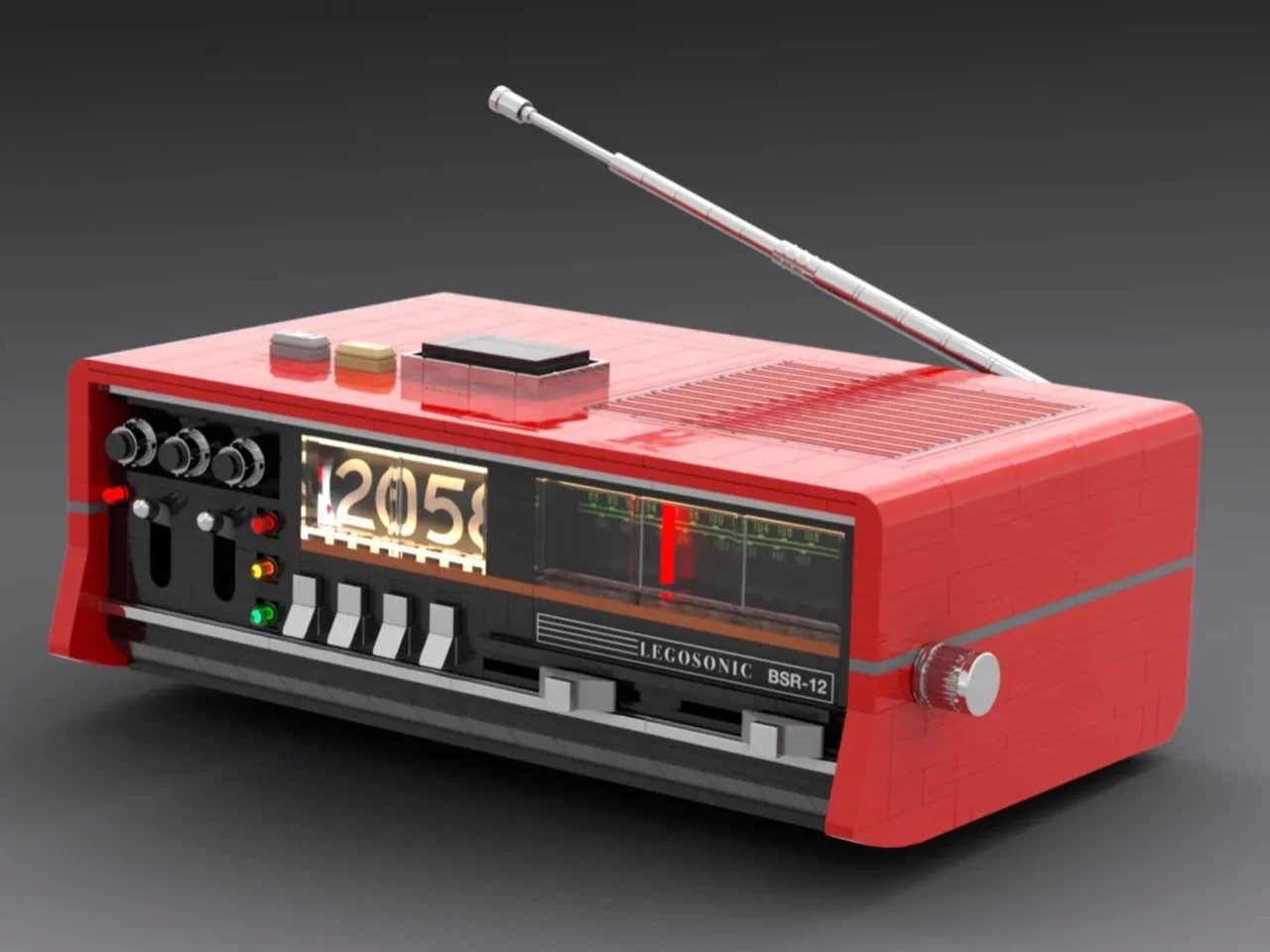 radio，Lego，Legosonic BSR‑12，Building blocks，
