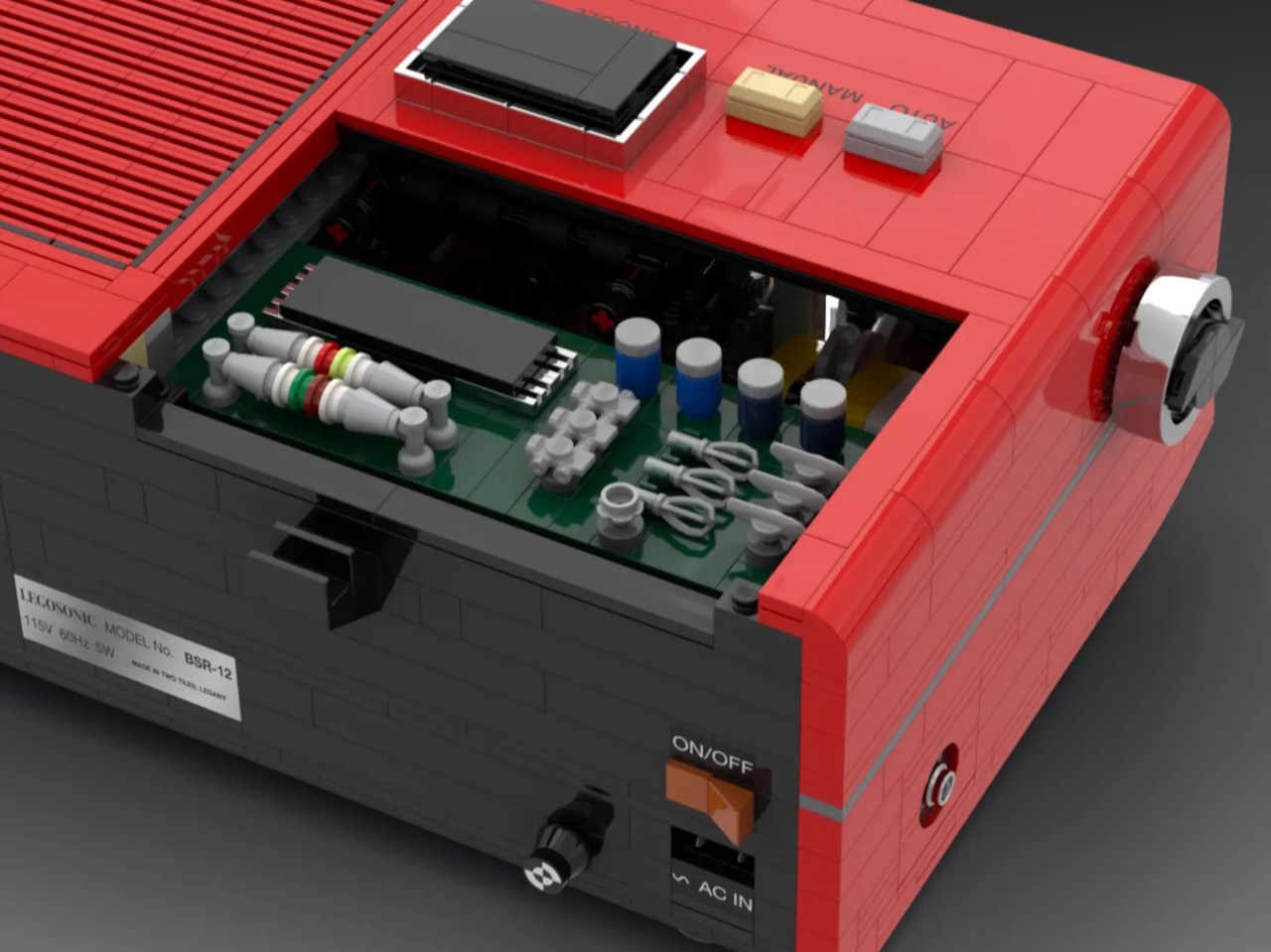 radio，Lego，Legosonic BSR‑12，Building blocks，