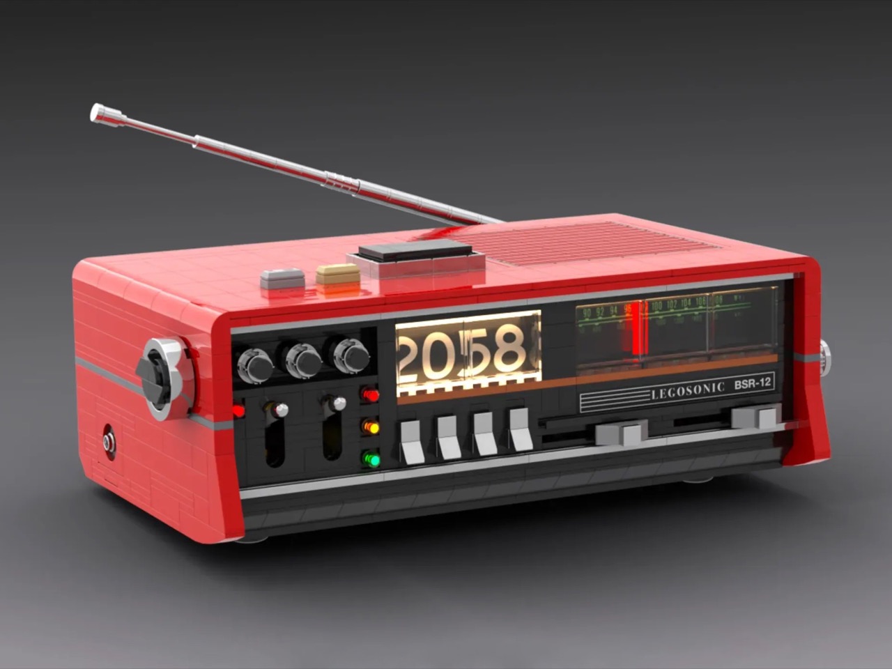 radio，Lego，Legosonic BSR‑12，Building blocks，