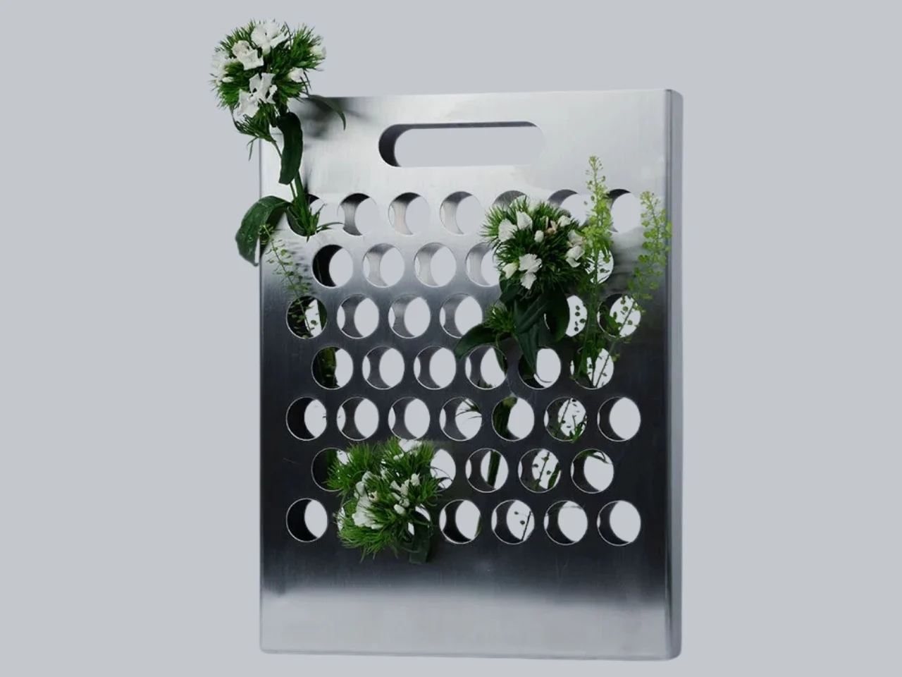 Blumentasche，Housewear & Furnishings，ornaments，metal plate vase，