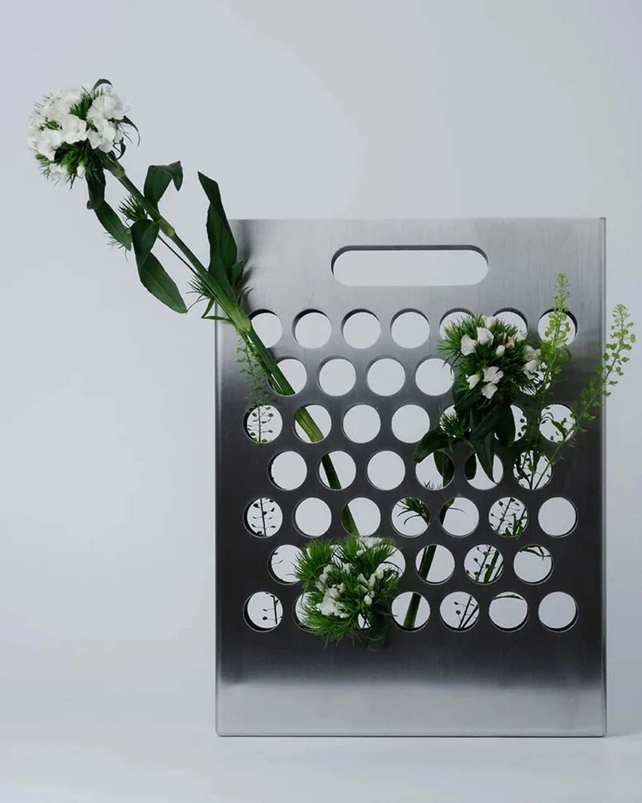 Blumentasche，Housewear & Furnishings，ornaments，metal plate vase，