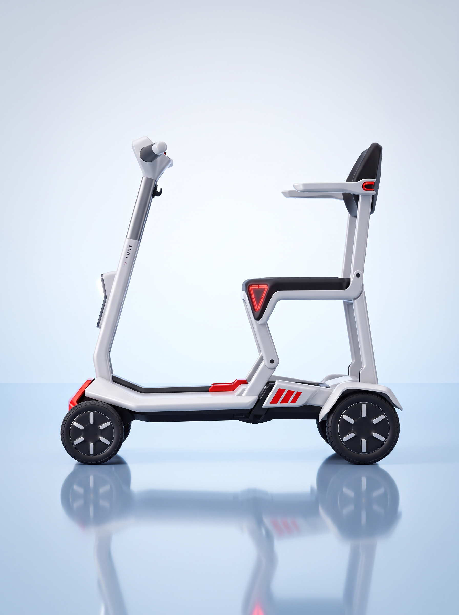 Electric car for the elderly，Folding bike，Caring design，Concept Car，